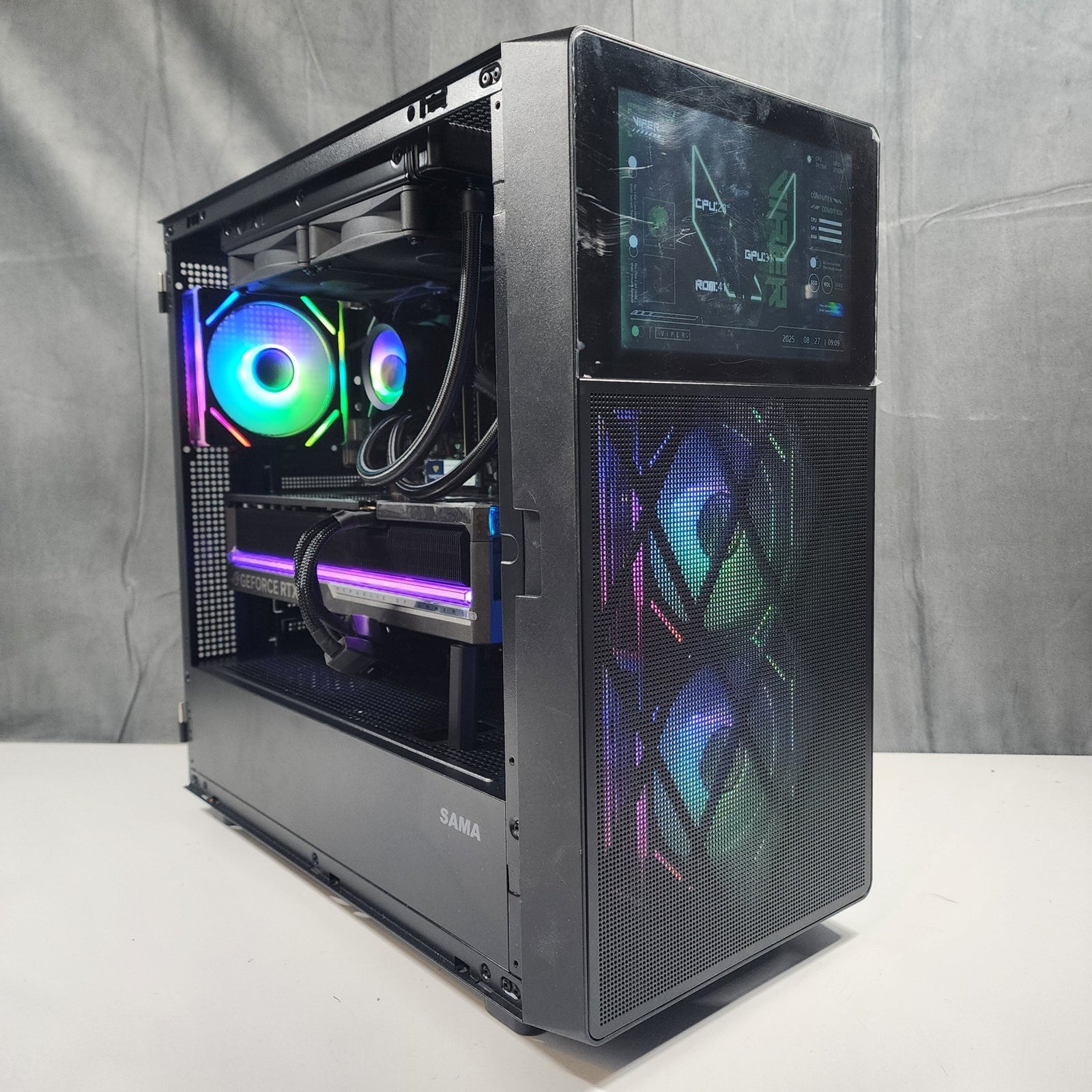 BitCrate Custom Gaming Desktop PC Ryzen 9 RX 9070 XT 4TB SSD 64GB WiFi Black - Geek Tech