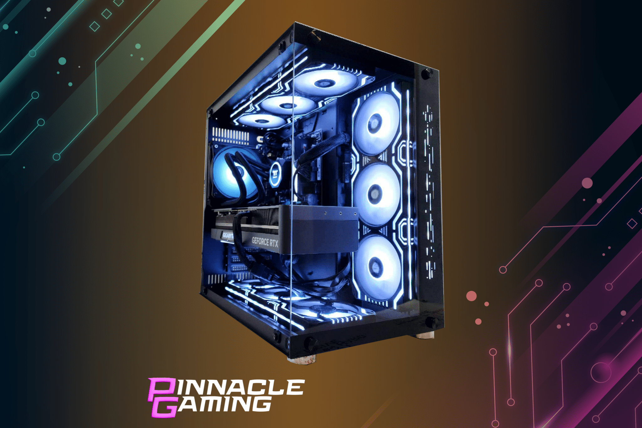 Gaming Desktop PC Computer Intel i7 - 13700K NVIDIA GeForce RTX 5080 1tb M2 SSD 32gb ddr5 VR GiM B760 - Geek Tech