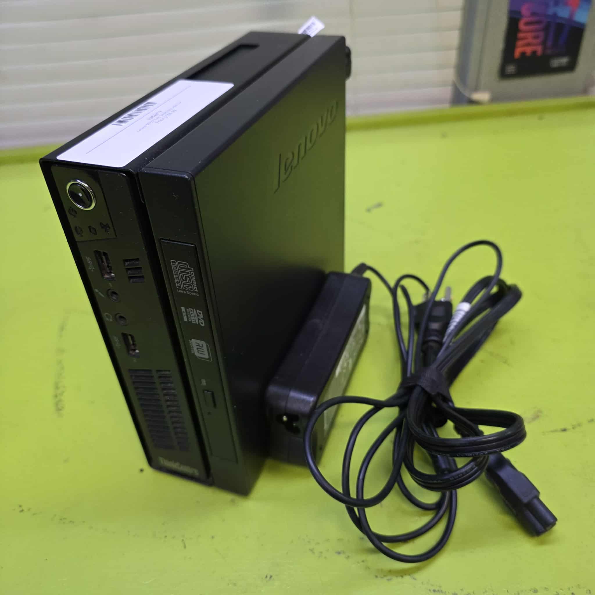 Lenovo M92P Tiny Desktop i7 - 3470T 256GB SSD 8GB RAM WiFi - Geek Tech