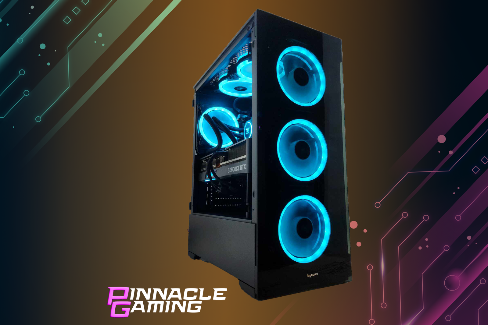 Computadora de escritorio para juegos Pinnacle i7-13700K NVIDIA GeForce RTX 4080 SUPER SSD M2 de 2 TB 32 GB DDR5 VR RGB Vog