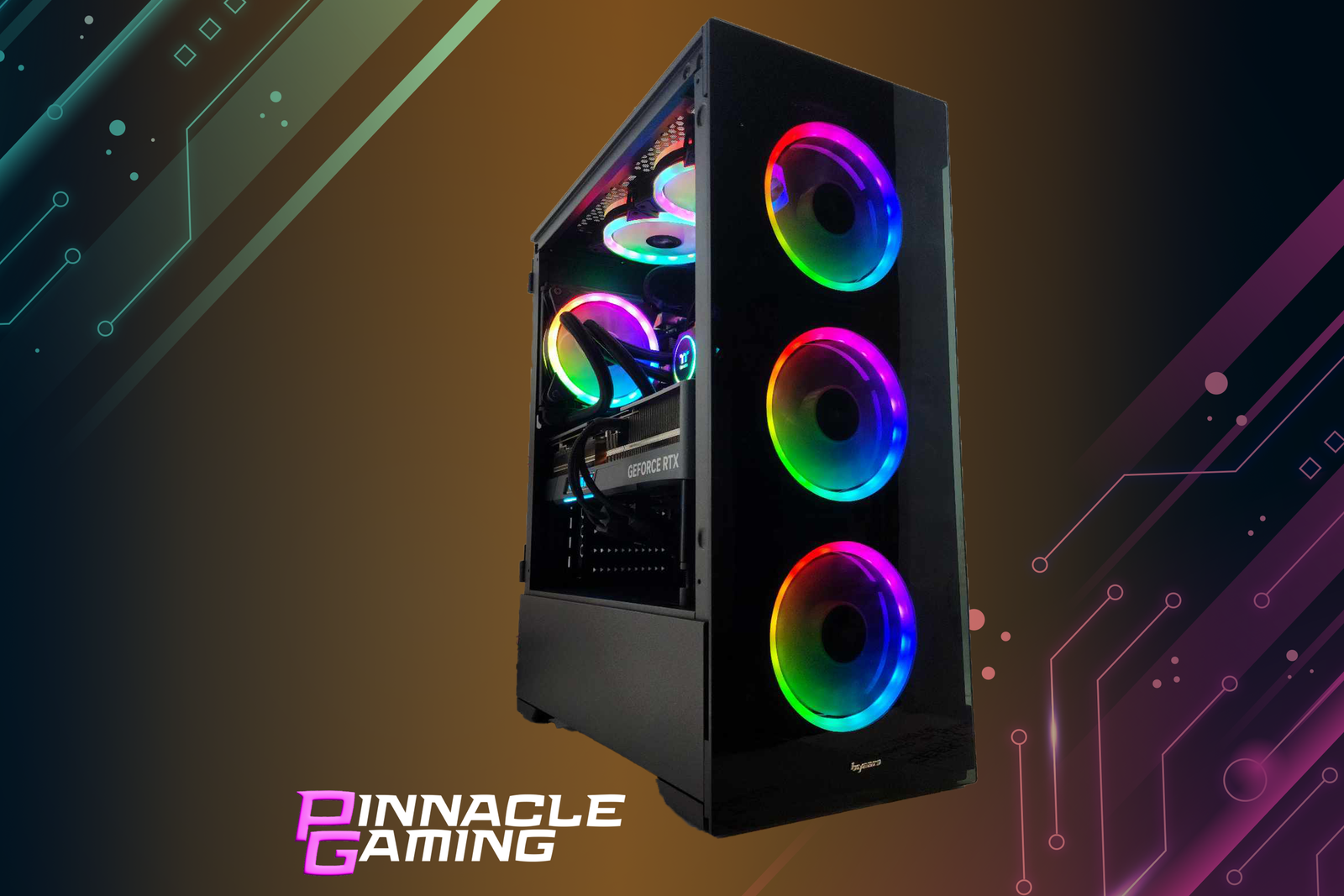 Computadora de escritorio para juegos Pinnacle i7-13700K NVIDIA GeForce RTX 4080 SUPER SSD M2 de 2 TB 32 GB DDR5 VR RGB Vog