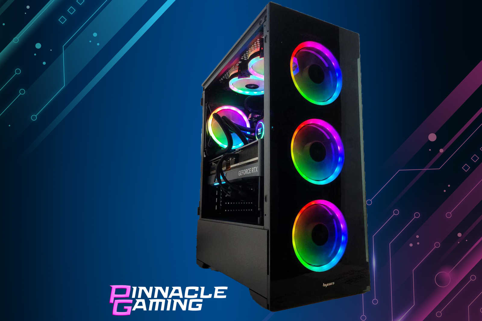 Computadora de escritorio para juegos Pinnacle i7-13700K NVIDIA GeForce RTX 4080 SUPER SSD M2 de 2 TB 32 GB DDR5 VR RGB Vog