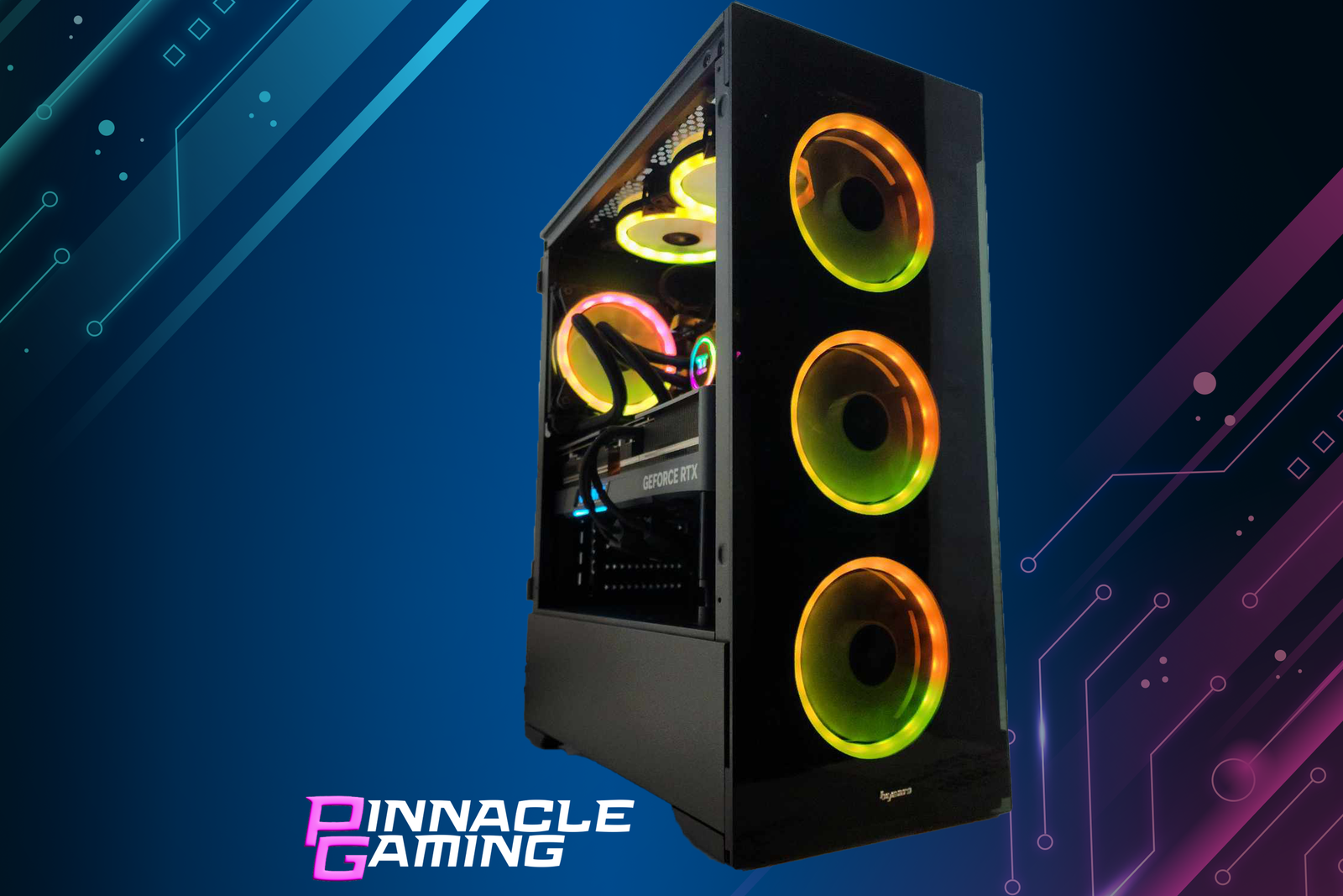 Computadora de escritorio para juegos Pinnacle i7-13700K NVIDIA GeForce RTX 4080 SUPER SSD M2 de 2 TB 32 GB DDR5 VR RGB Vog