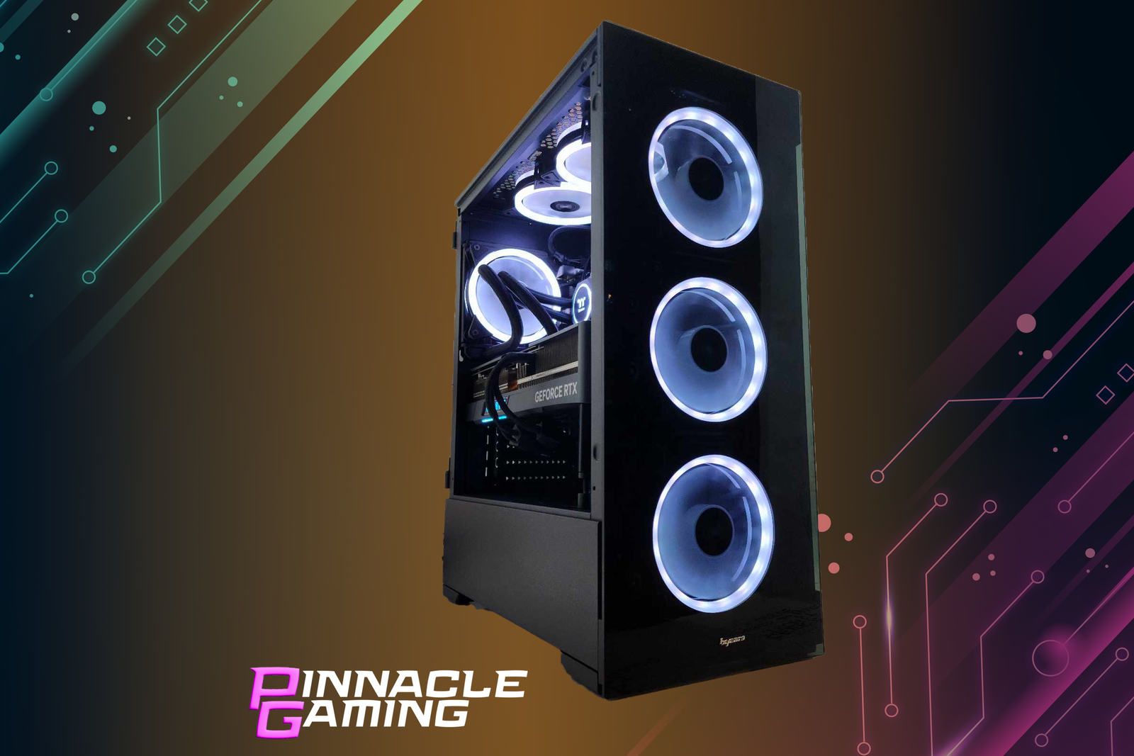 Computadora de escritorio para juegos Pinnacle i7-13700K NVIDIA GeForce RTX 4080 SUPER SSD M2 de 2 TB 32 GB DDR5 VR RGB Vog