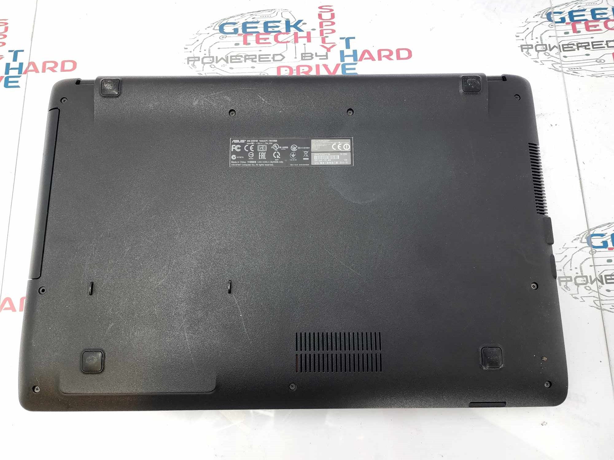 Asus X551M Notebook PC 256gb SSD Celeron N 2830 4GB RAM | B Grade - Geek Tech