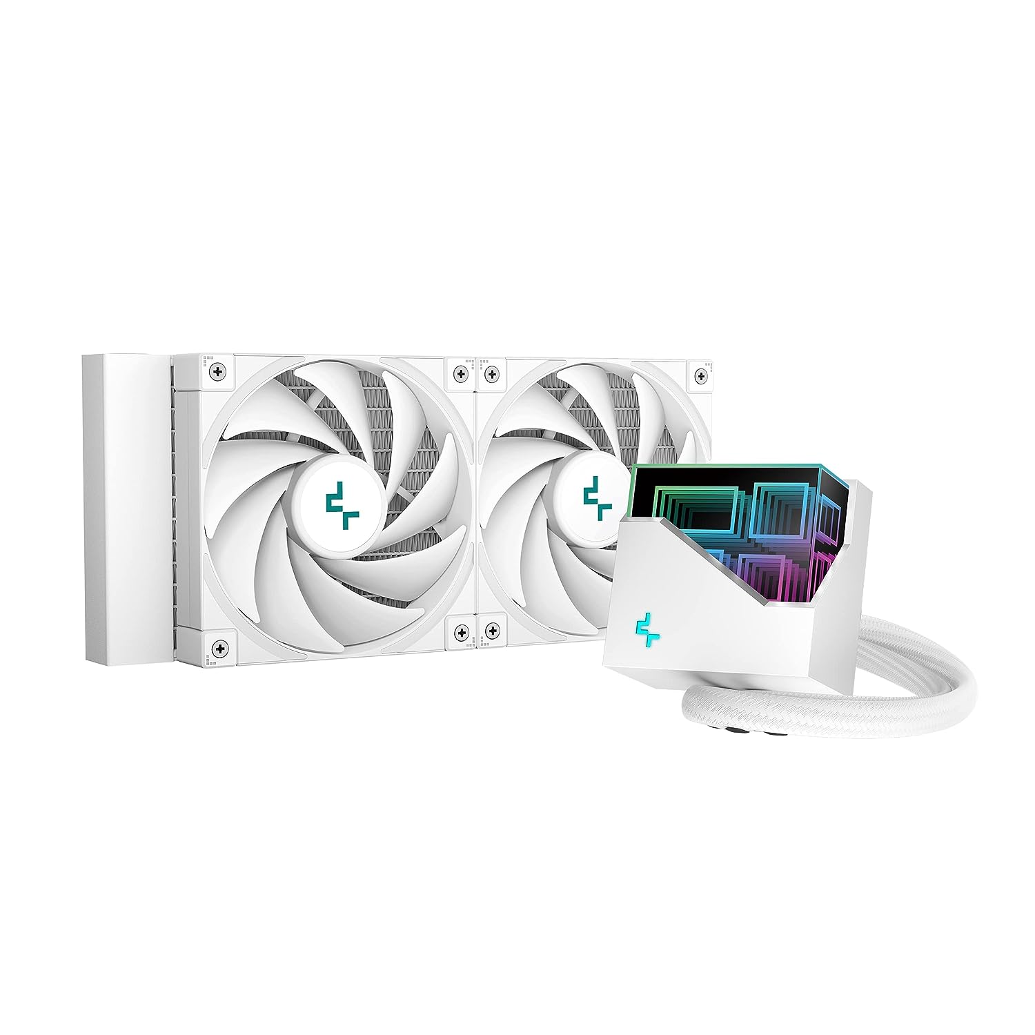 DeepCool Liquid Cooler LT520 240mm White - Geek Tech