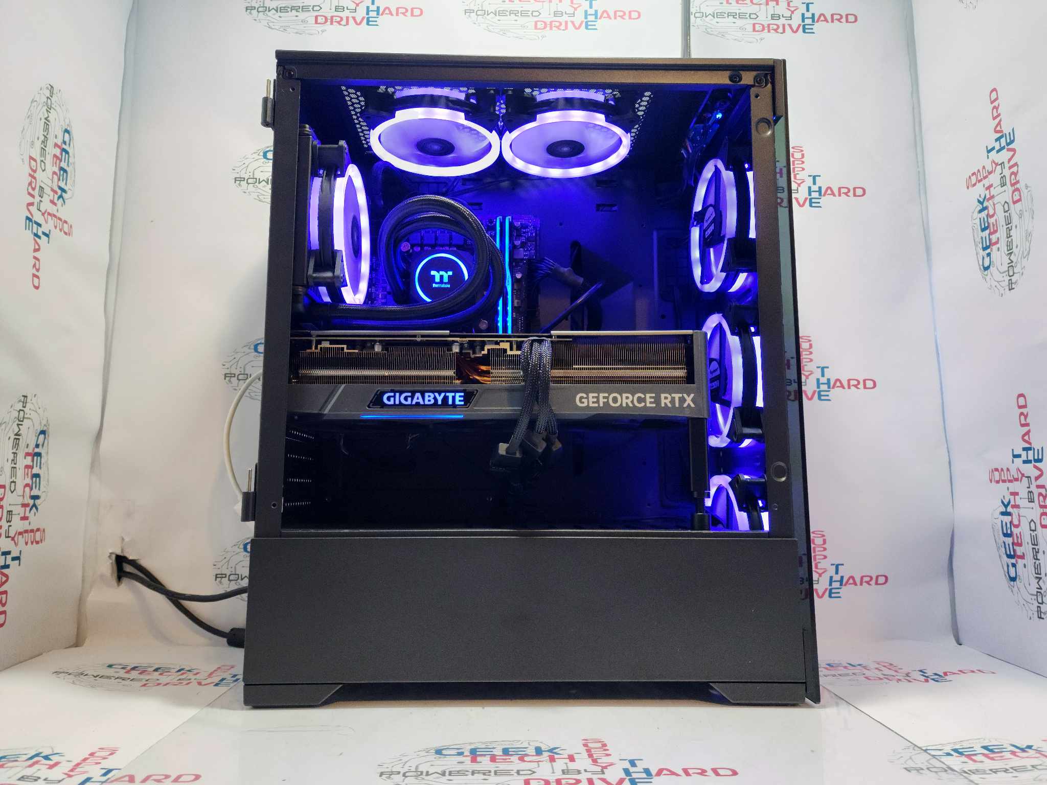 Gaming Desktop PC Computer Intel i7-12700KF NVIDIA GeForce RTX 4080 2tb M2 SSD 32gb DDR5 VR RGB Vog - Geek Tech