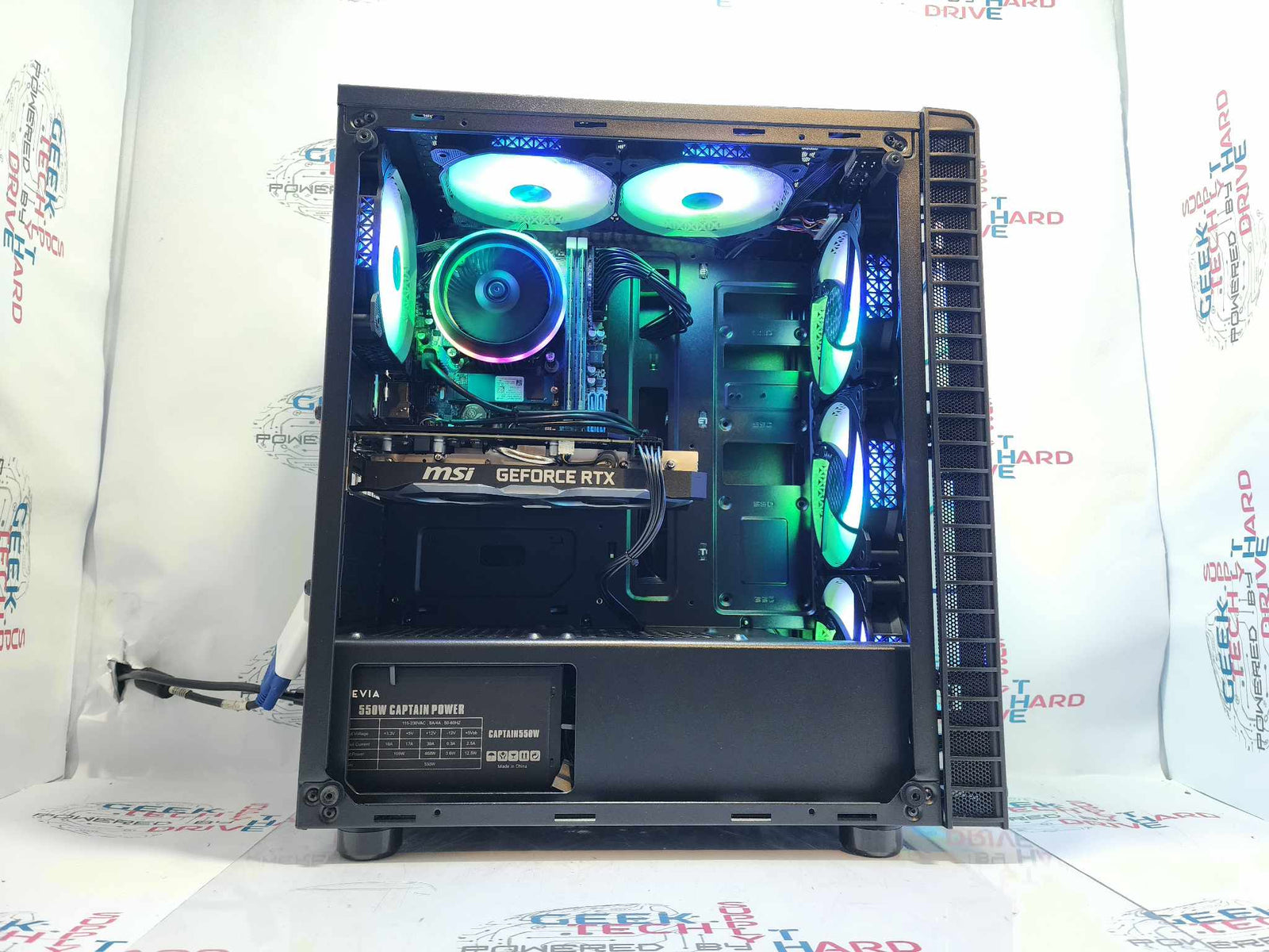 Gaming Desktop PC Computer Ryzen 3 2TB SSD 32GB NVIDIA RTX 2060 WiFi G05 - Geek Tech