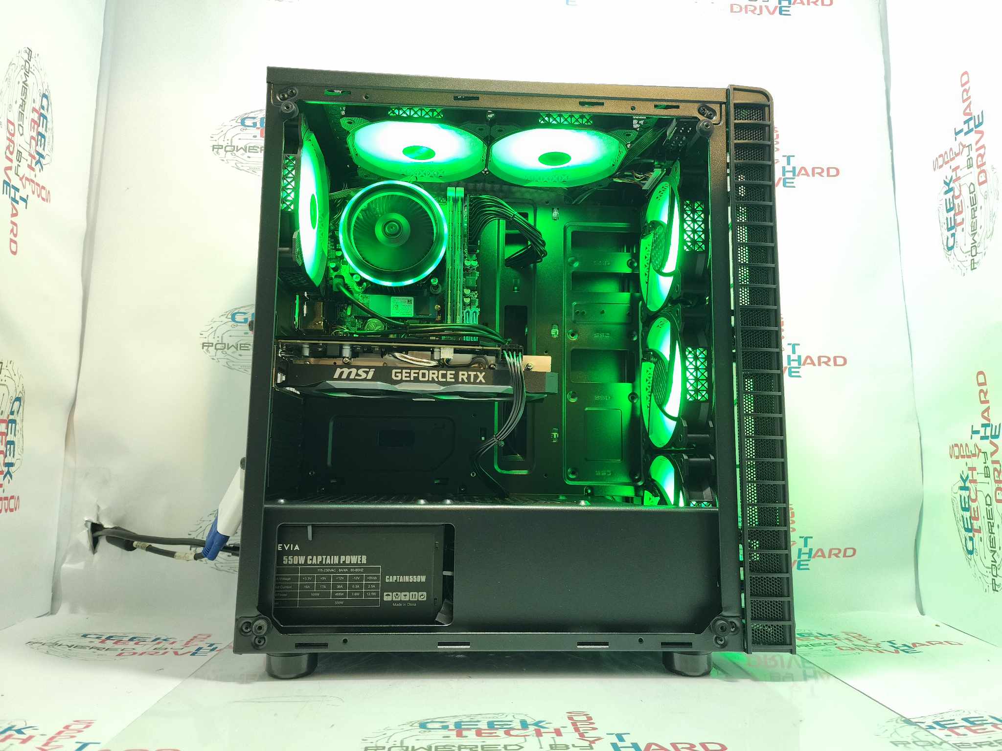Gaming Desktop PC Computer Ryzen 3 2TB SSD 32GB NVIDIA RTX 2060 WiFi G05 - Geek Tech