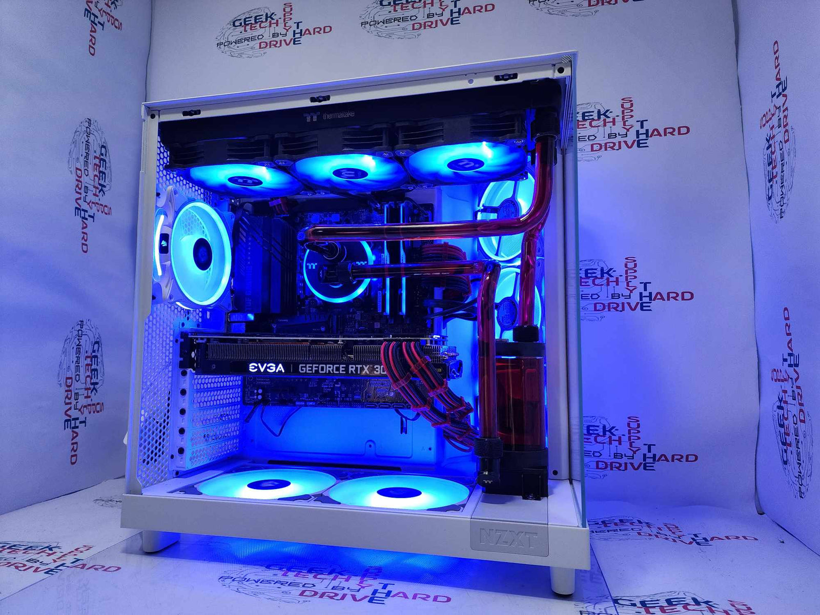 GTech Gaming PC Ryzen 7 7800X3D RTX 3080 32GB DDR5 1TB Gen4 NVMe White - Geek Tech