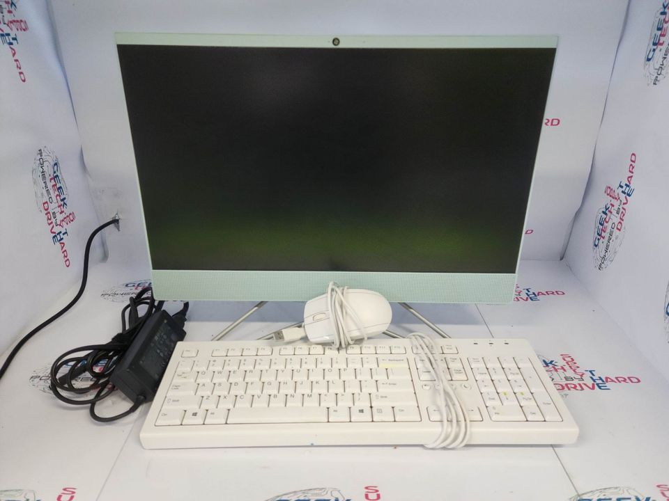 HP 22 AIO PC 22-c0073w Windows 11 - Celeron G4900T - 1tb HDD - 4gb RAM - Wifi Blue | B+ Grade - Geek Tech