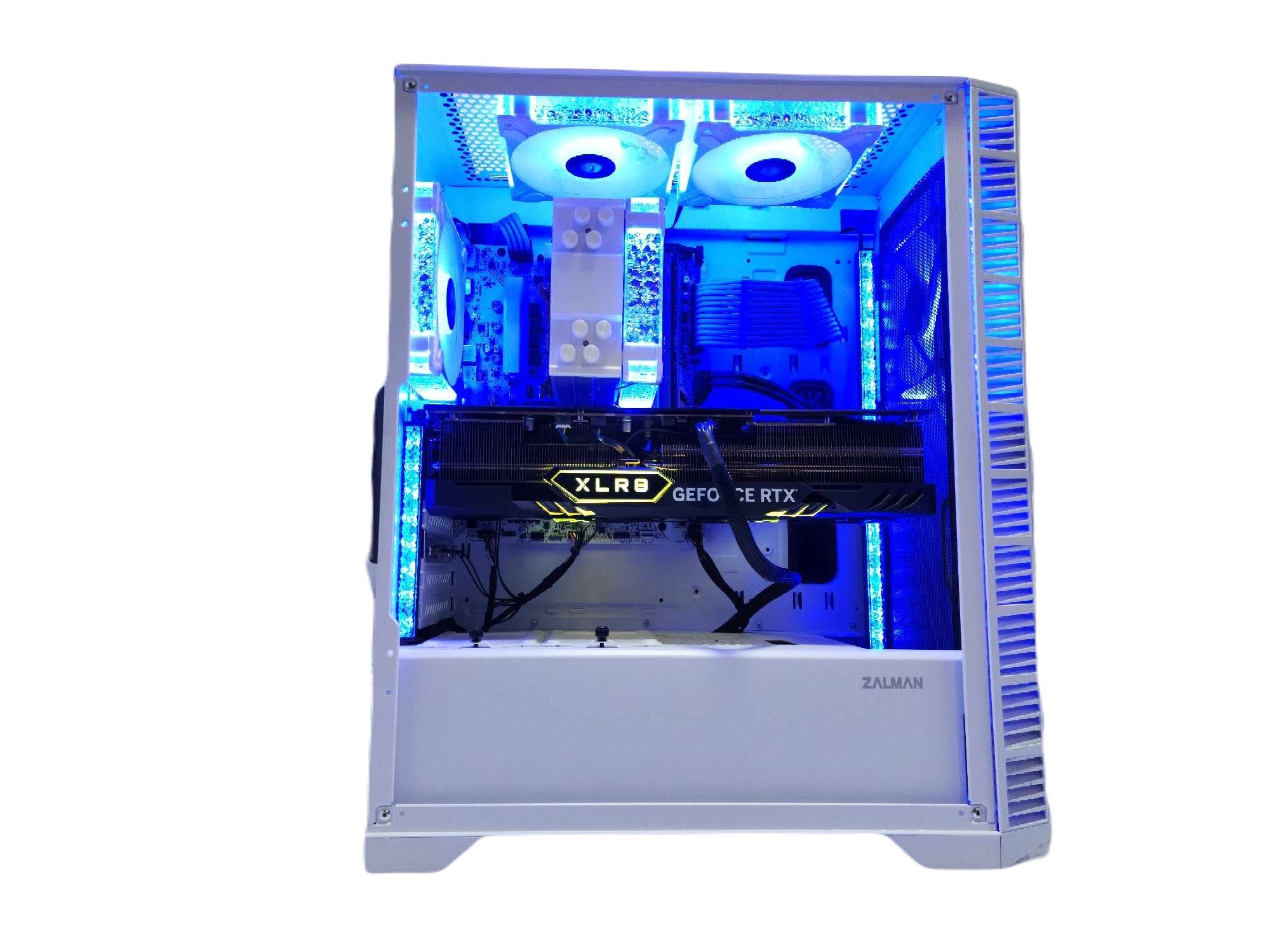 Laufey Core XIII Gaming PC Intel i7 NVIDIA RTX 4080 2TB + 2TB SSD 32GB DDR5 White RGB B760 - Geek Tech