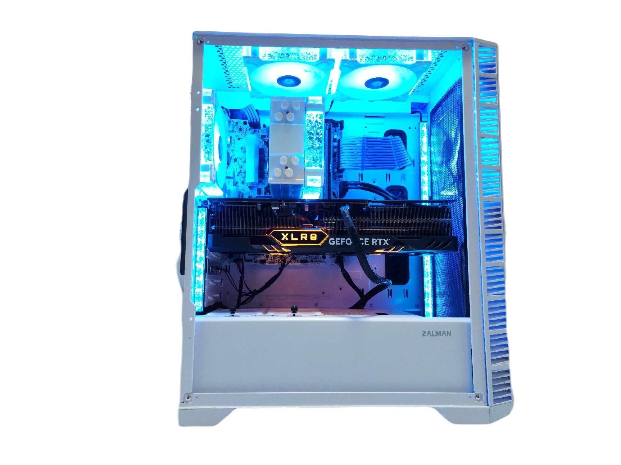 Laufey Core XIII Gaming PC Intel i7 NVIDIA RTX 4080 2TB + 2TB SSD 64GB DDR5 White RGB B760 - Geek Tech