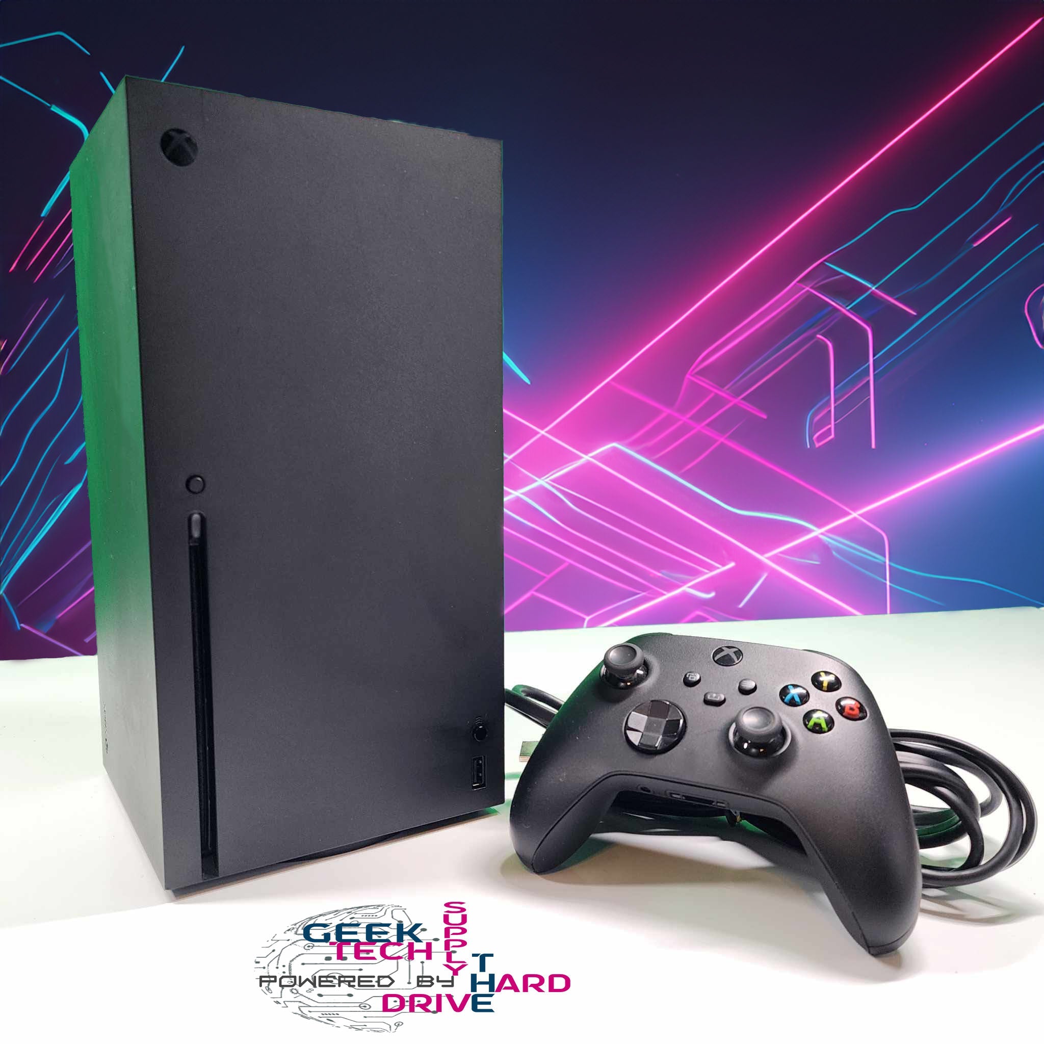 Microsoft Xbox Series X Console 1TB Controller Cables Black | B Grade - Geek Tech