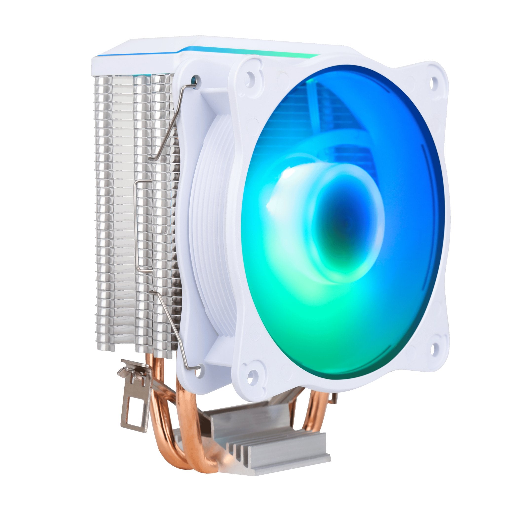 SAMA KA200DW Air Fan CPU Cooler RGB Intel LGA 775 1150 1151 1155 1156 1200 1366 1700 White - Geek Tech