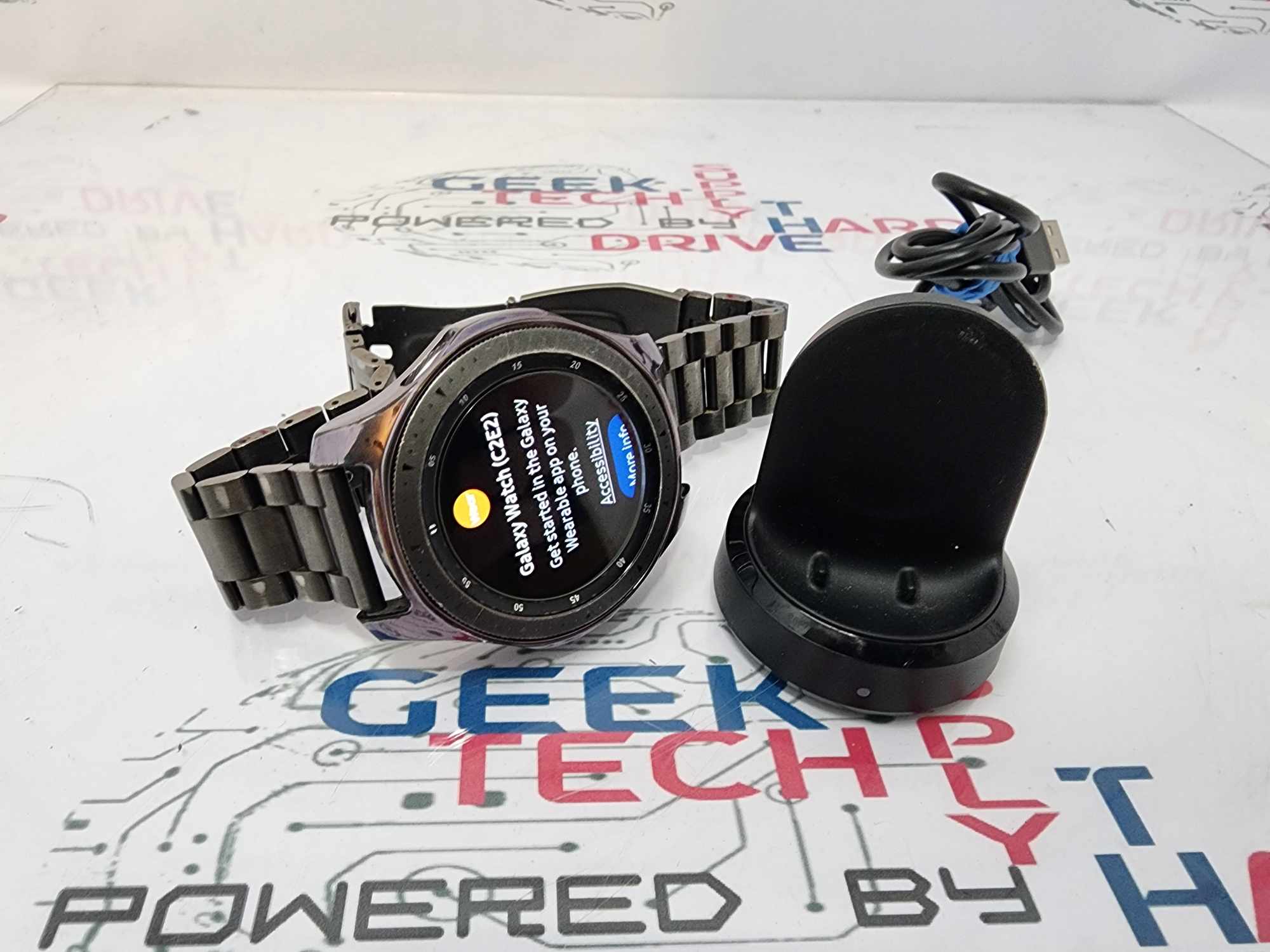 Samsung Galaxy Watch SM-R805U LTE 4G Silver | B Grade - Geek Tech
