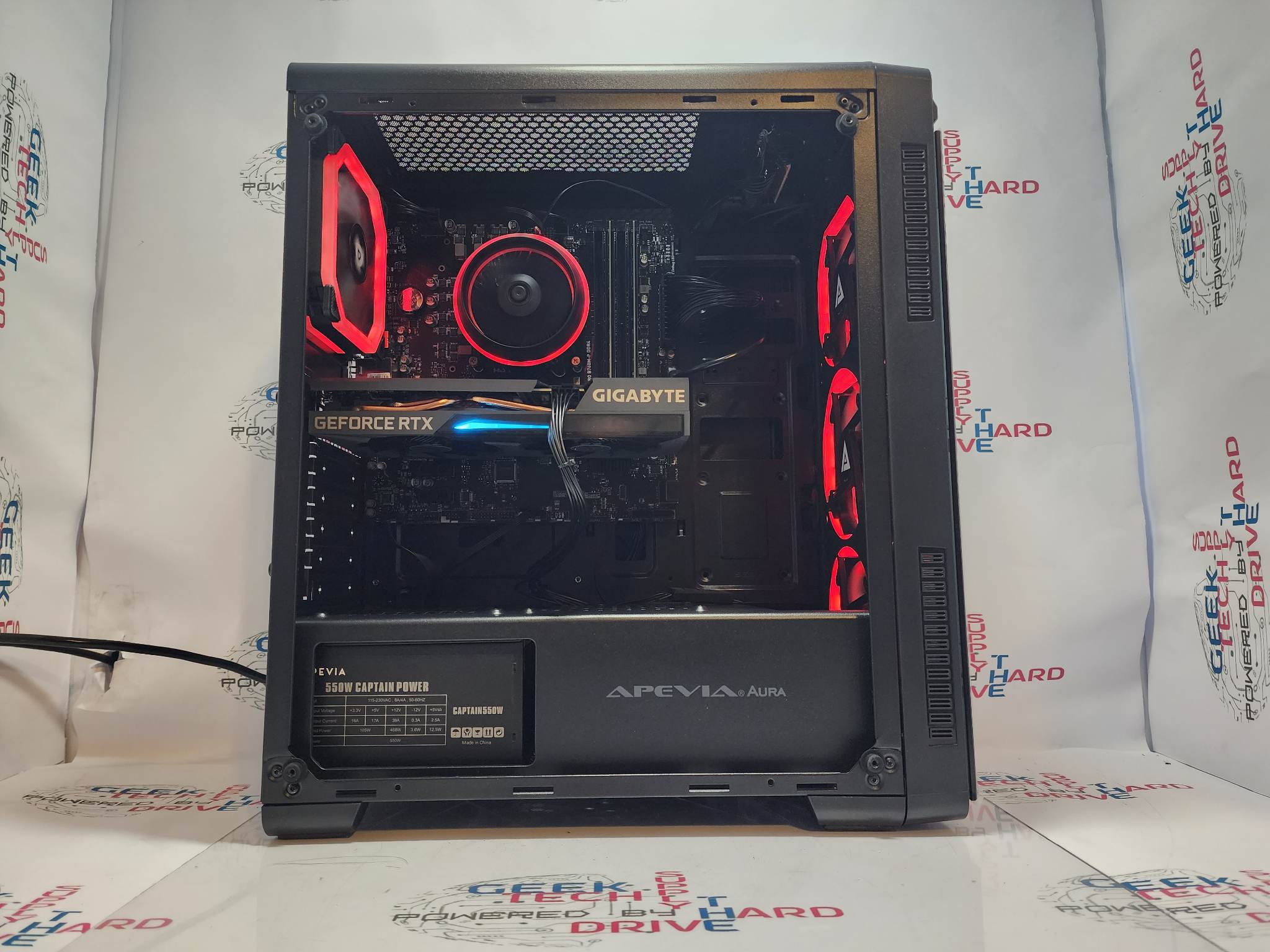 Custom Gaming Desktop PC Computer i7 NVIDIA RTX 2060 SSD 500GB 1TB 8GB 16GB VR Aura-P H8