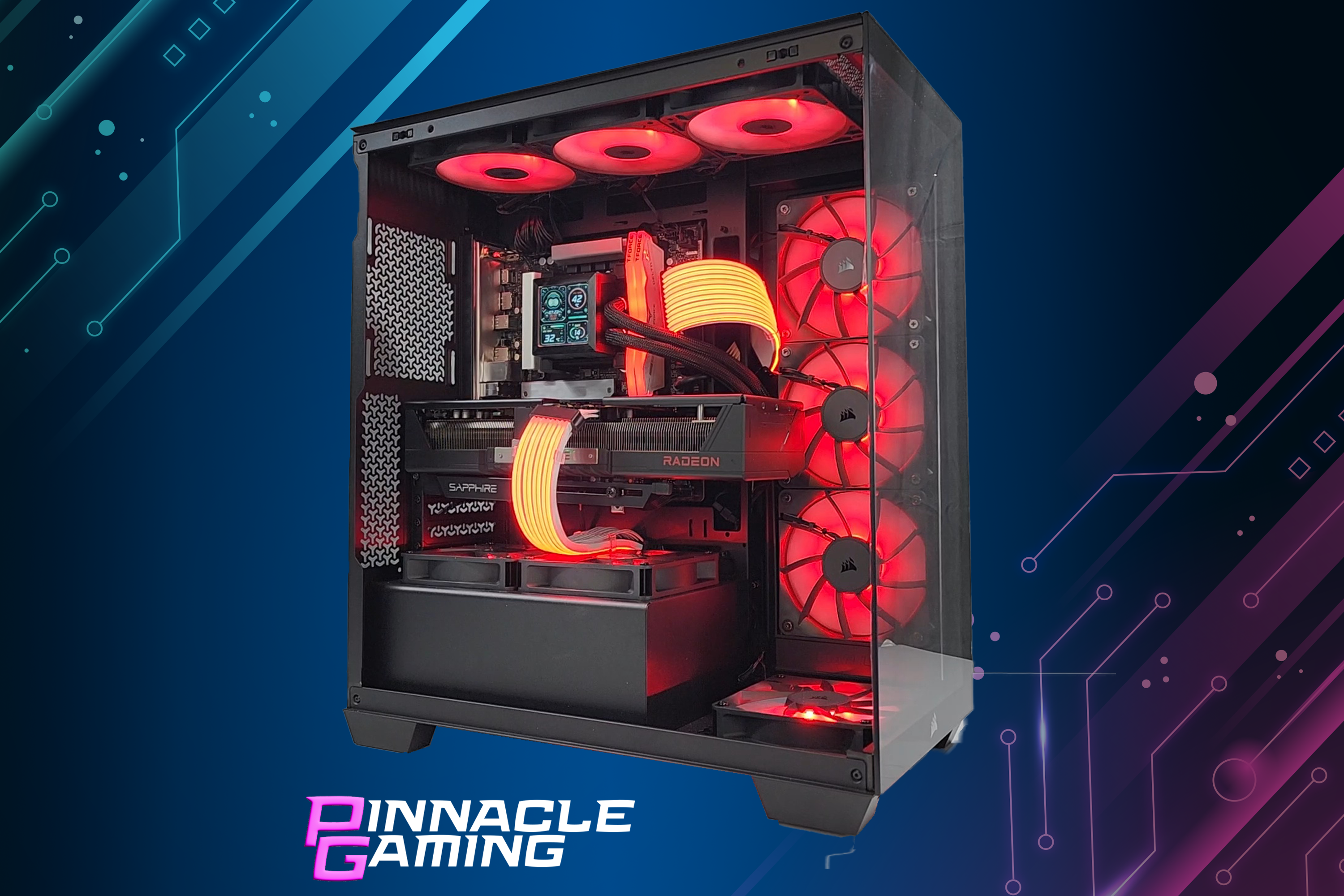Custom Gaming Desktop PC Corsair Lian Li Ryzen 5 RTX 5060 Ti 1TB SSD 32GB WiFi