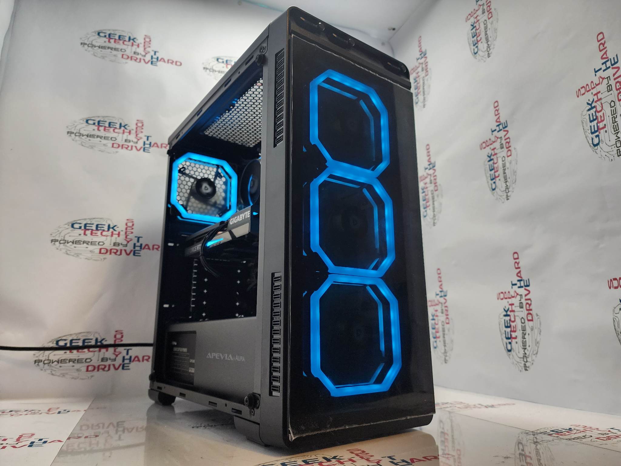 Custom Gaming Desktop PC Computer i7 NVIDIA RTX 2060 SSD 500GB 1TB 8GB 16GB VR Aura-P H8