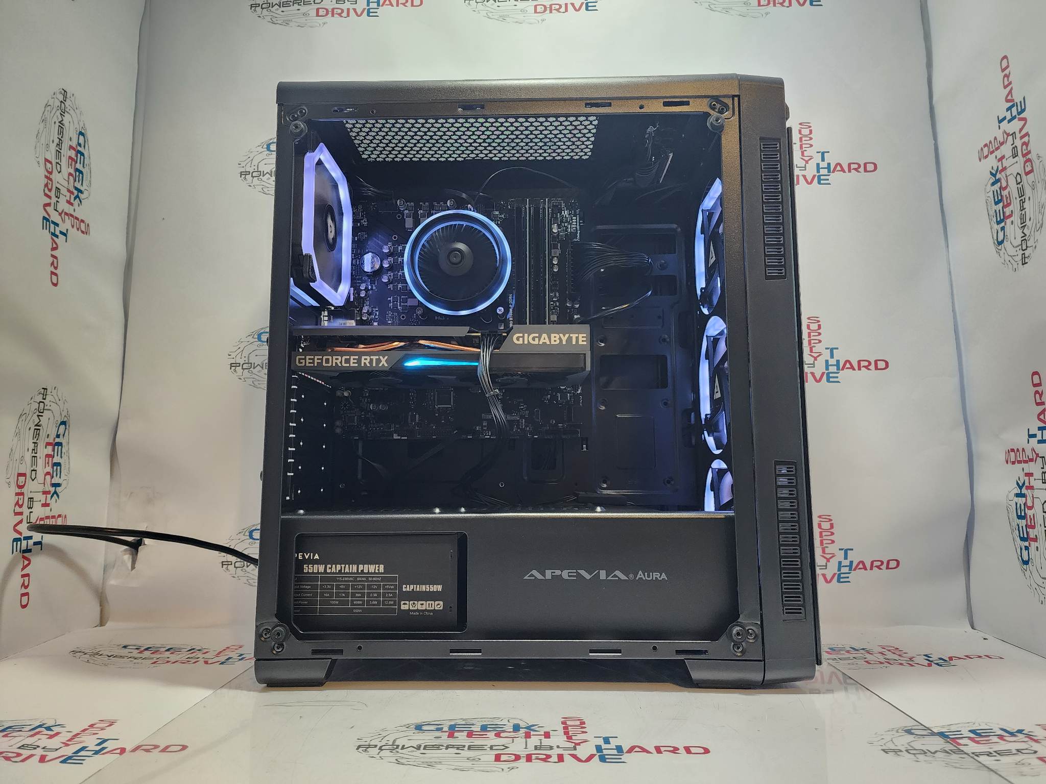 Custom Gaming Desktop PC Computer i7 NVIDIA RTX 2060 SSD 500GB 1TB 8GB 16GB VR Aura-P H8