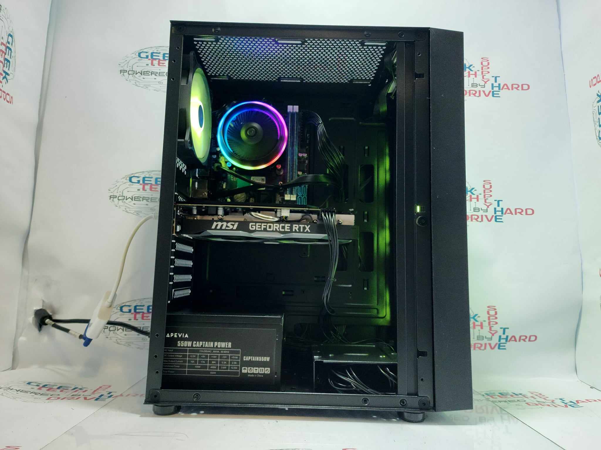 Gaming Desktop PC Computer Intel i7 NVIDIA GeForce RTX 2060 500GB SSD 2TB HDD 16GB WiFi Gamdias H81