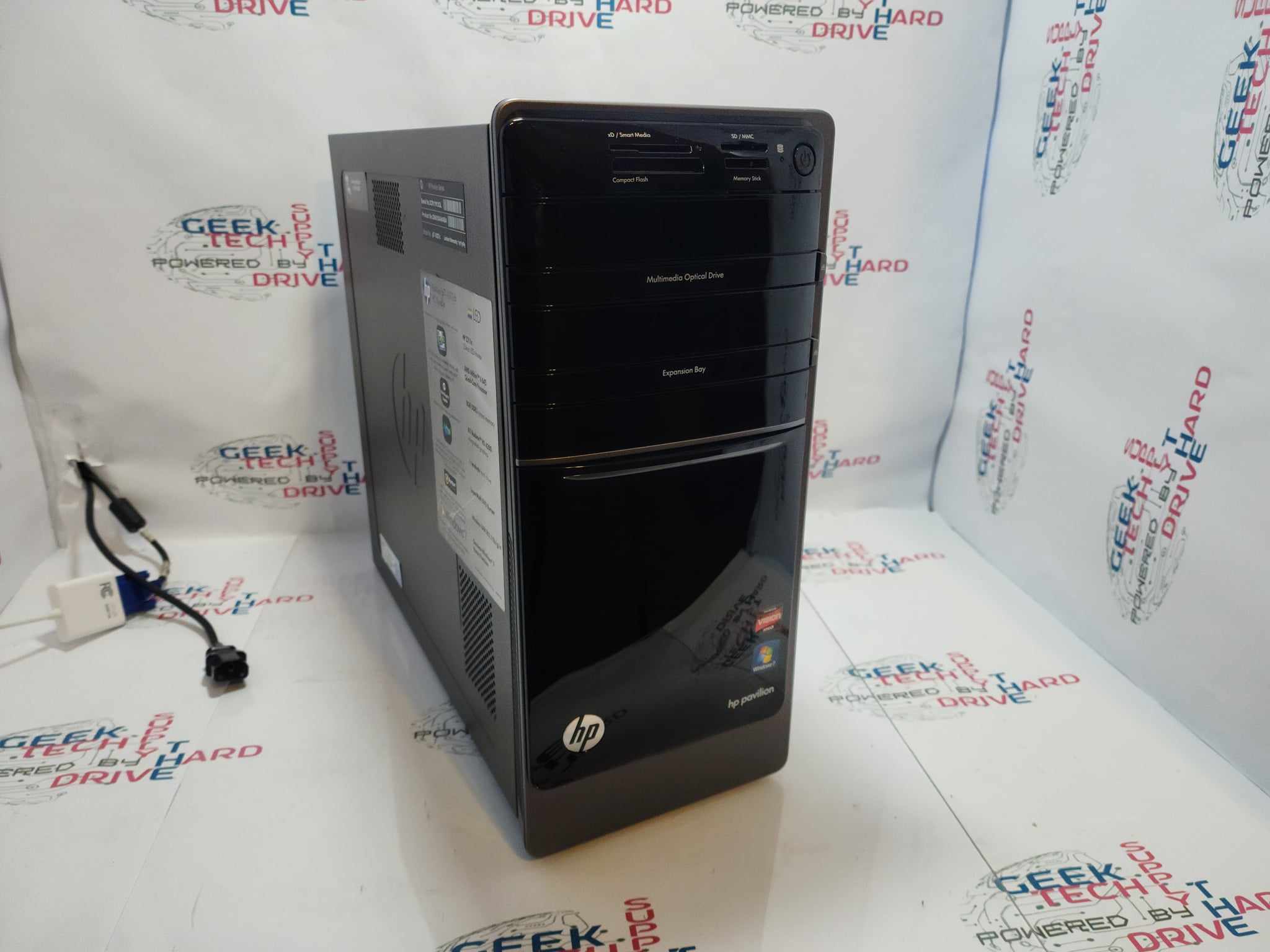 HP P7-1037C Desktop PC Athlon II 645 Quad-Core 500GB SSD 8GB RAM
