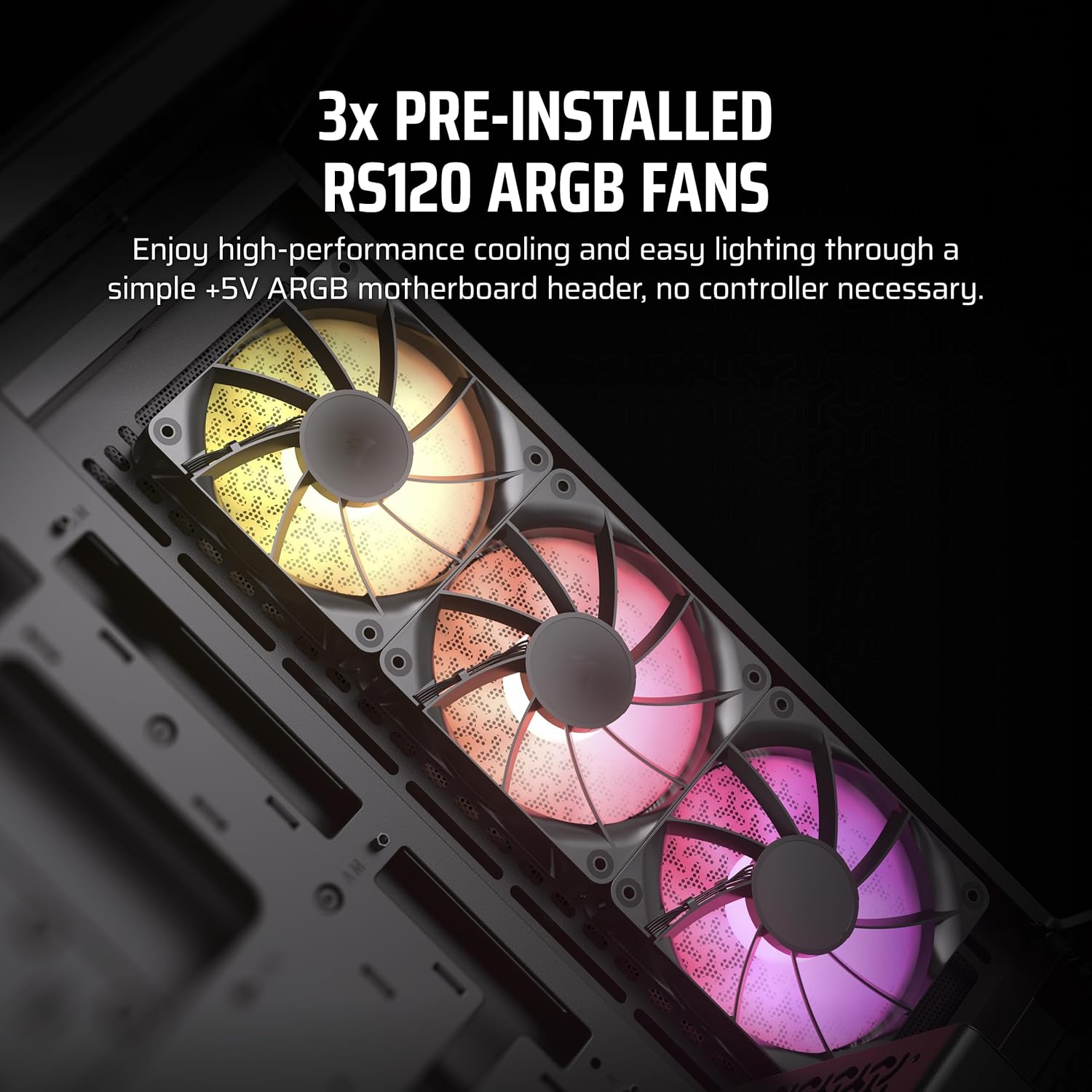 (ATX) Corsair 3500X ARGX Gaming PC Case