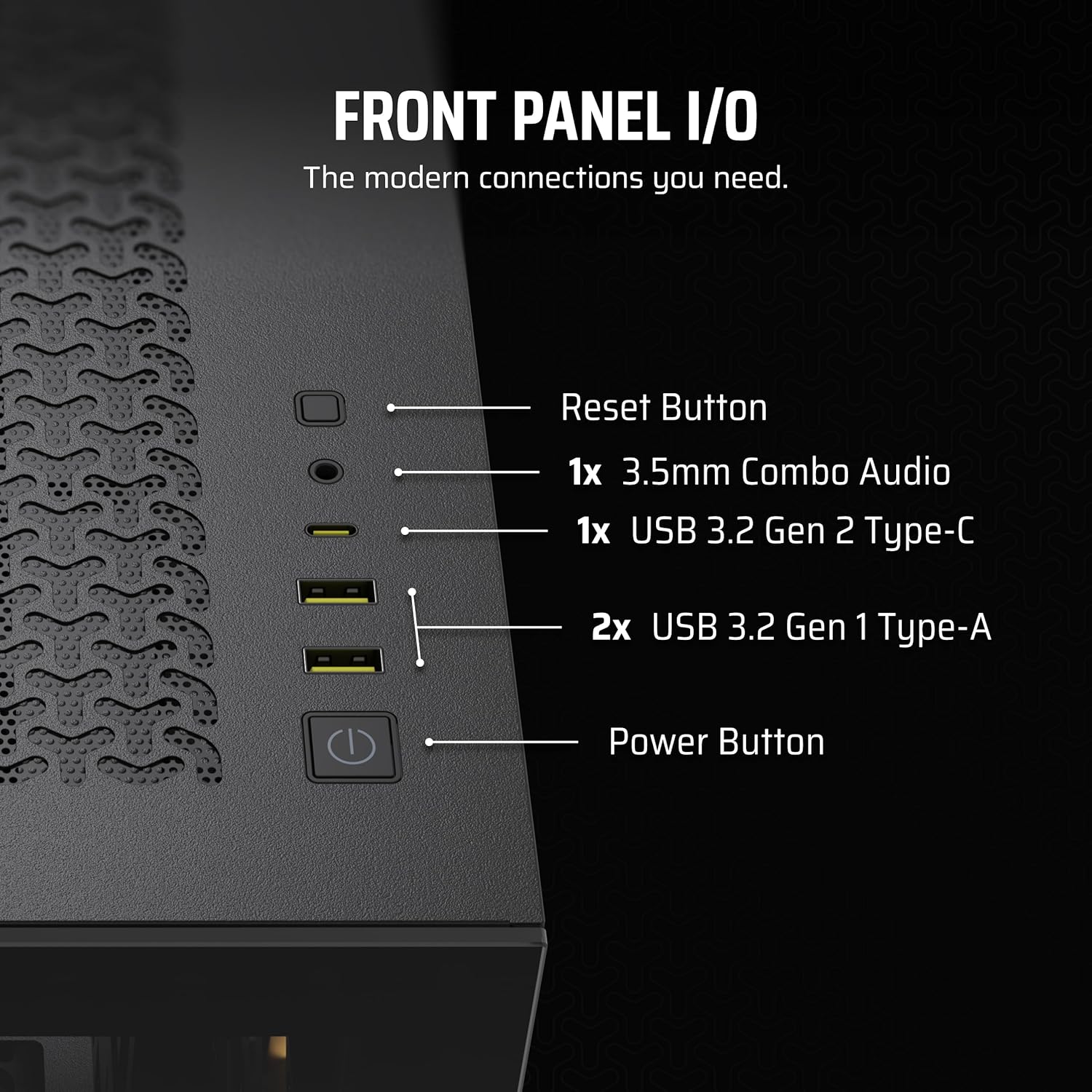 (ATX) Corsair 3500X ARGX Gaming PC Case