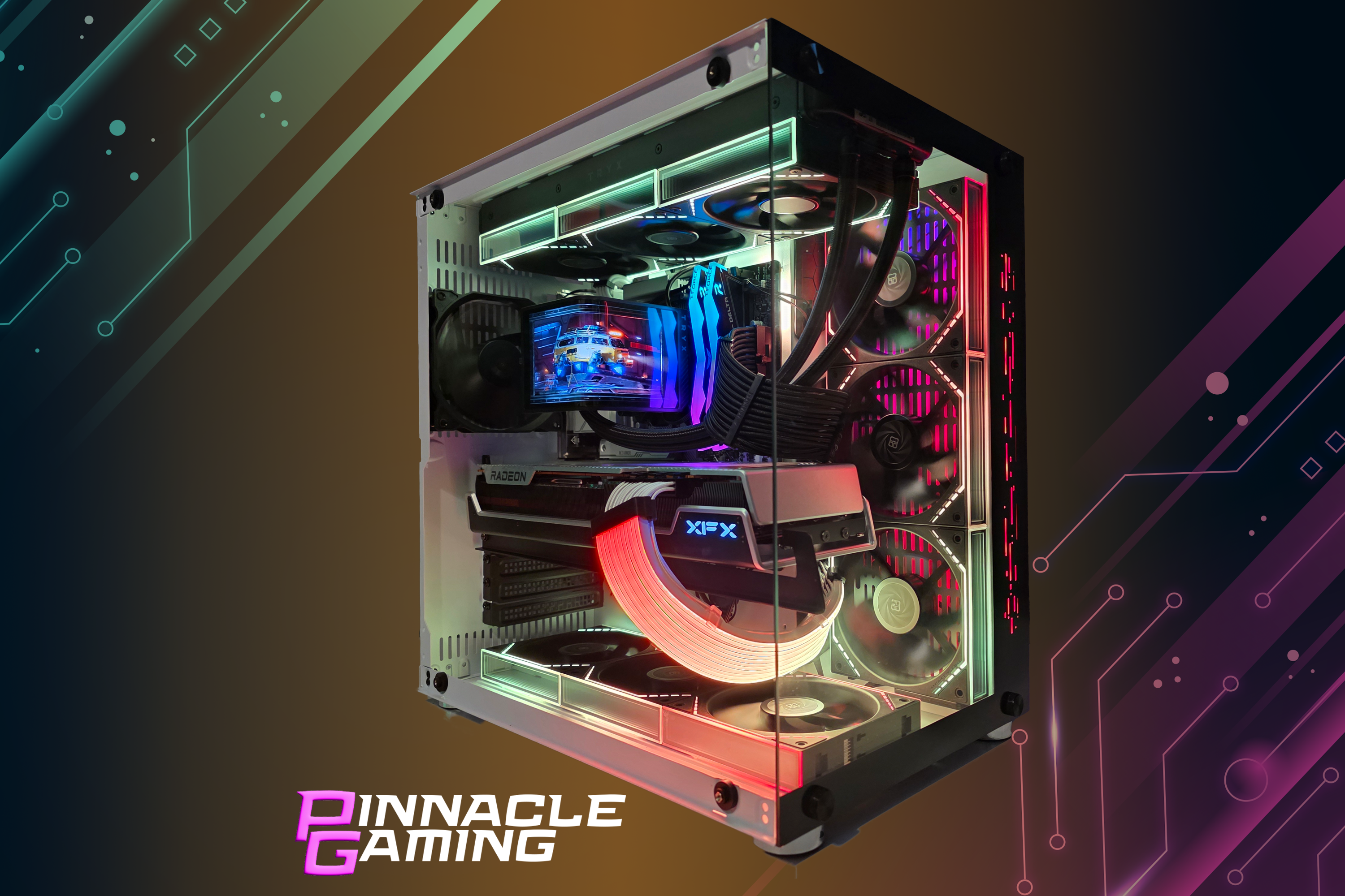 BitCrate W11 Ryzen 7 7800X3D AMD RX 7900 XT 2TB SSD 32GB DDR5-6000 Tryx AIO WiFi