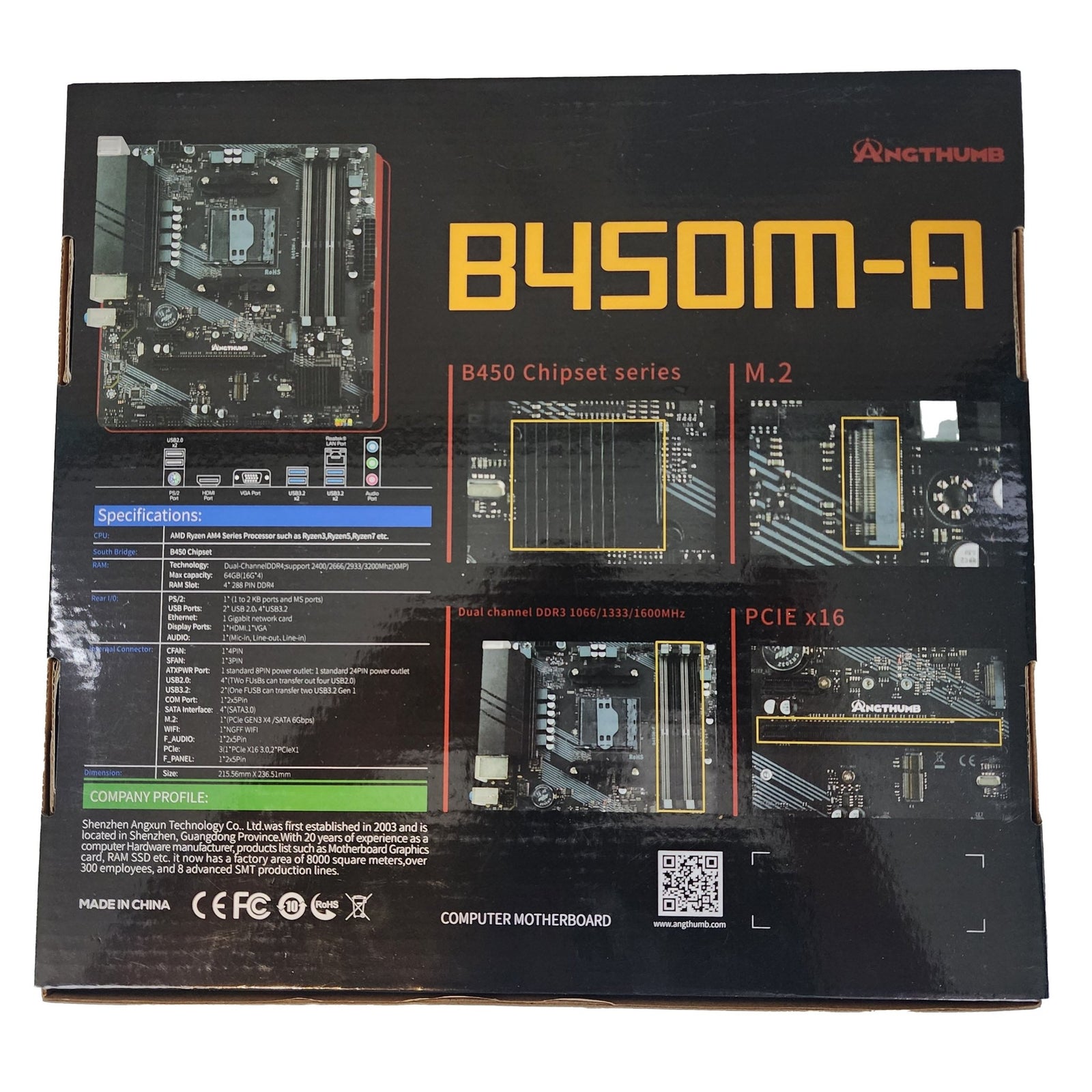 (AMD) Pinnacle B450M - A AMD AM4 Socket Motherboard AM4+ M - ATX Micro ATX DDR4 - Geek Tech