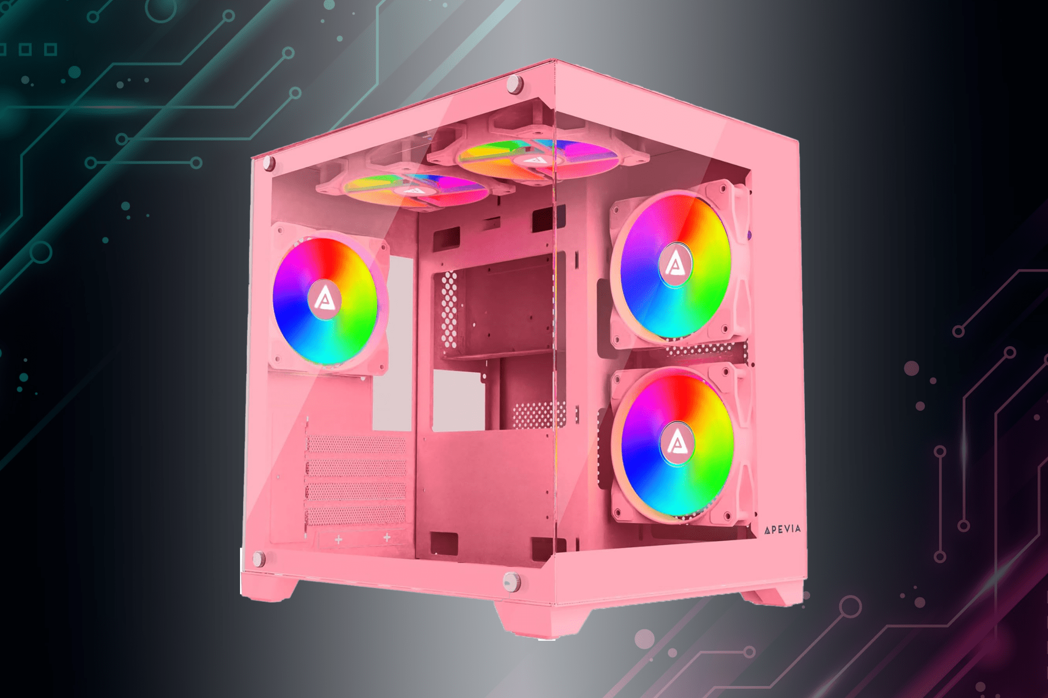 Apevia Prism - PK Prism Micro - ATX Gaming Computer Case - Geek Tech