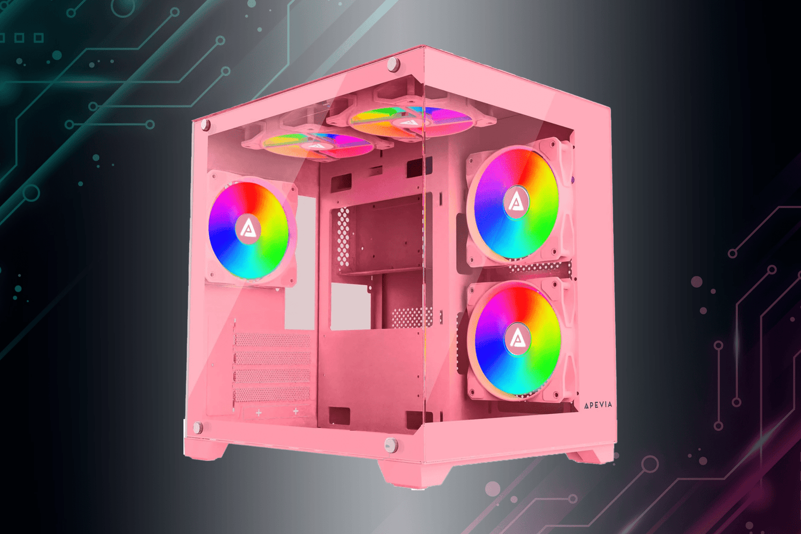 Apevia Prism - PK Prism Micro - ATX Gaming Computer Case - Geek Tech