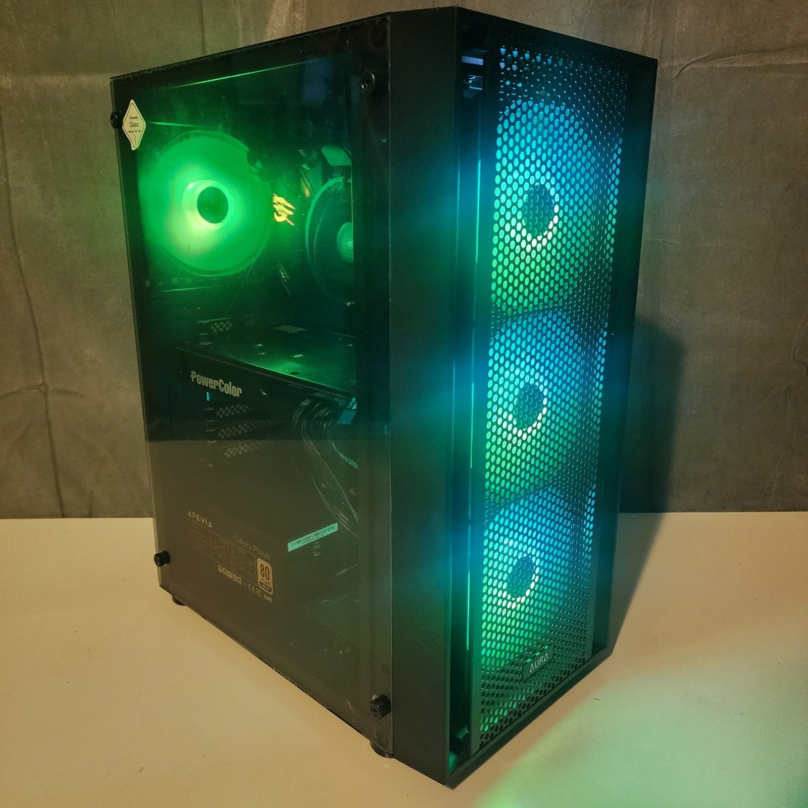 BitCrate Gaming Desktop Ryzen 5 3600 RX 5700 XT 1TB SSD 16GB DDR4 WiFi Black - Geek Tech