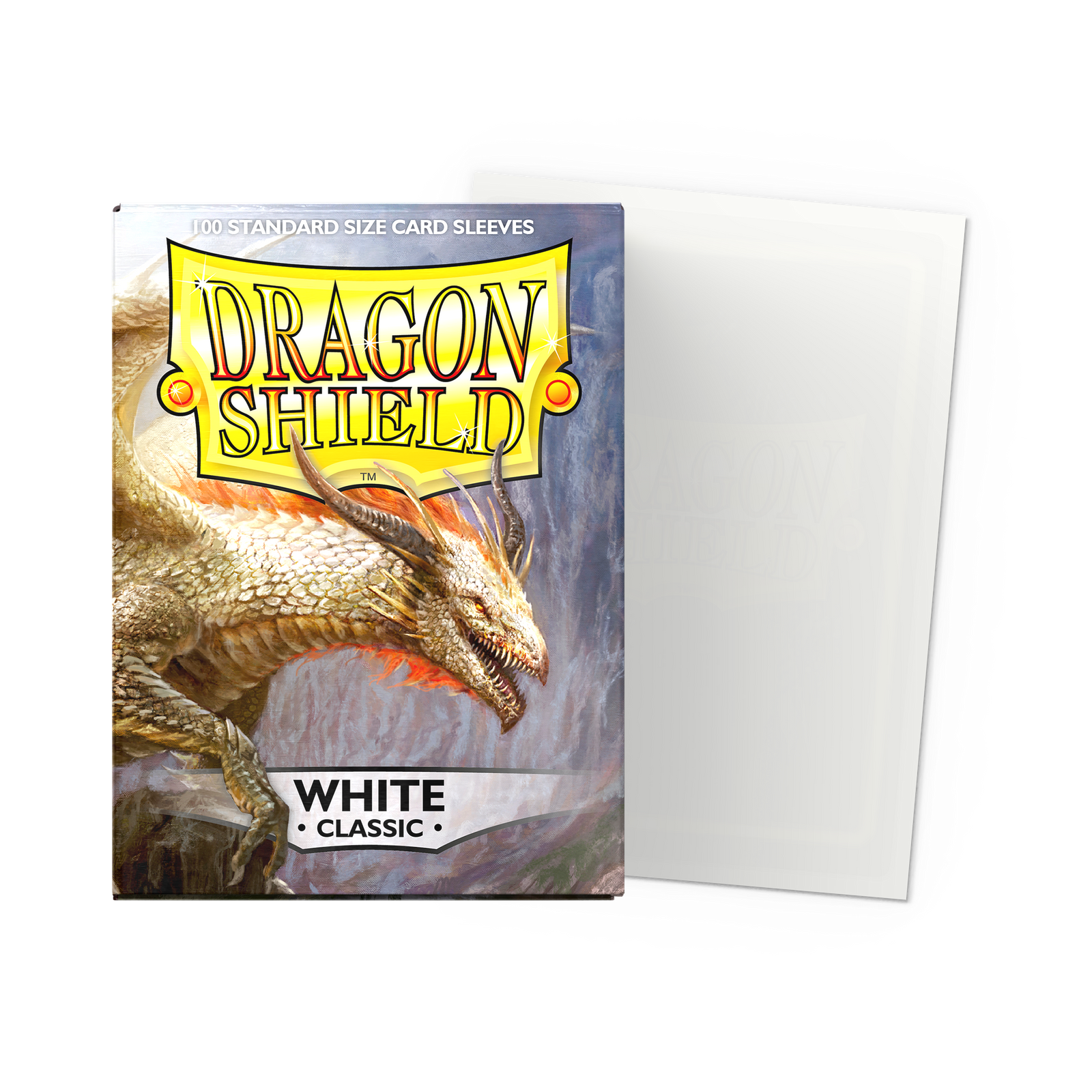 Magic The Gathering CCG: Dragon Shield Clear Card Sleeves (Pack of 100) (White)