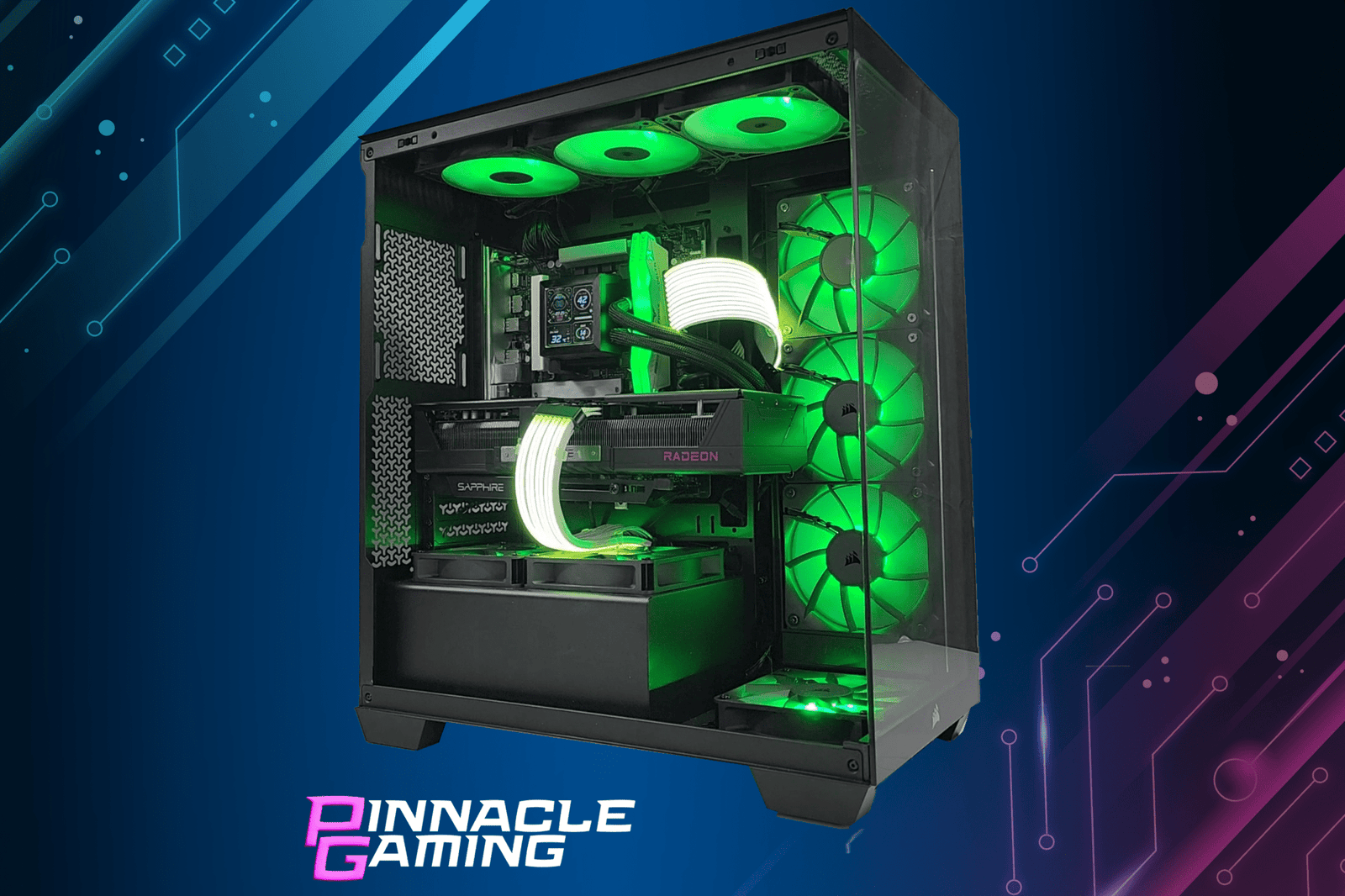 Custom Gaming Desktop PC Lian Li Corsair Ultra 7 RTX 5060 2TB SSD 16GB DDR5 WiFi - Geek Tech