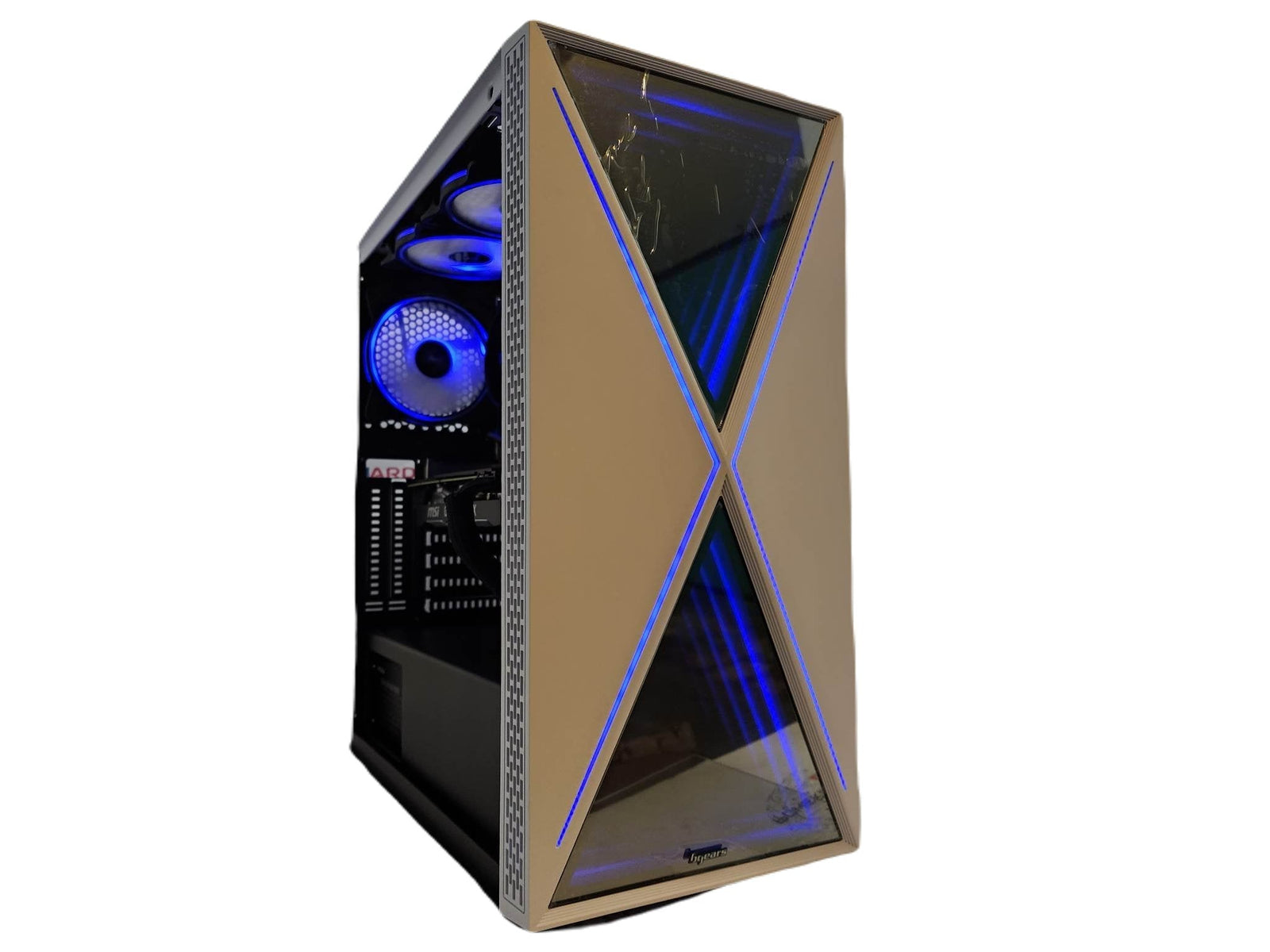 Custom Gaming PC Desktop Computer i5 NVIDIA GeForce RTX 5060 1TB SSD 16gb Blackwidow White H610 - Geek Tech