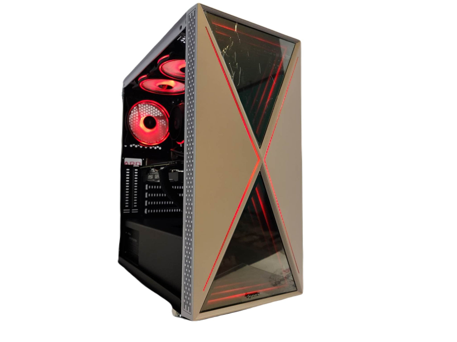 Custom Gaming PC Desktop Computer i5 NVIDIA GeForce RTX 5060 1TB SSD 16gb Blackwidow White H610 - Geek Tech