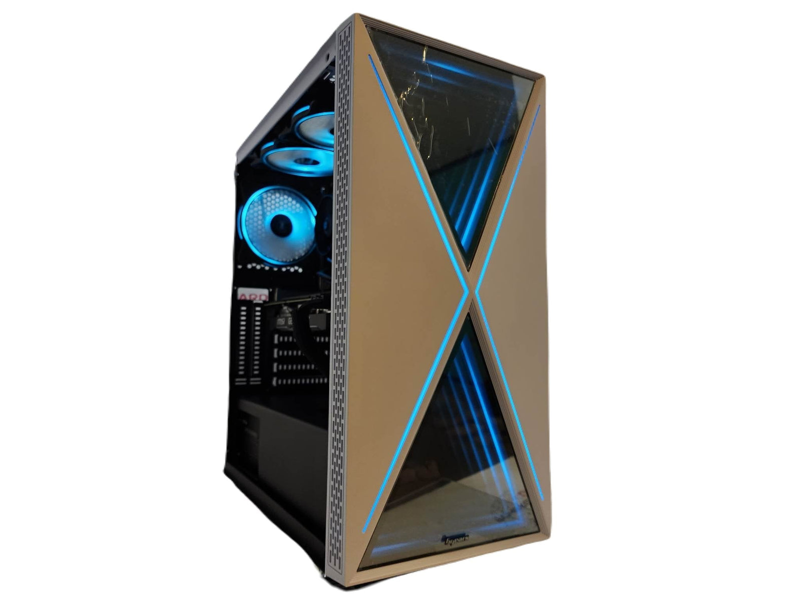 Custom Gaming PC Desktop Computer i5 NVIDIA GeForce RTX 5060 1TB SSD 16gb Blackwidow White H610 - Geek Tech