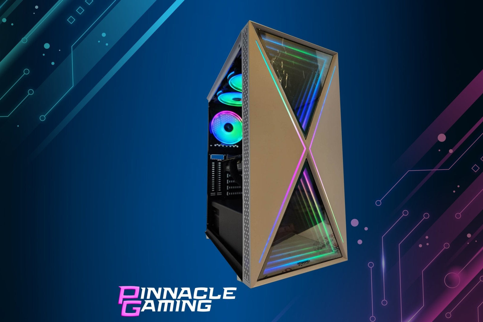 Custom Gaming PC Desktop Computer i5 NVIDIA GeForce RTX 5060 2TB SSD 16GB DDR5 Blackwidow White B760 - Geek Tech