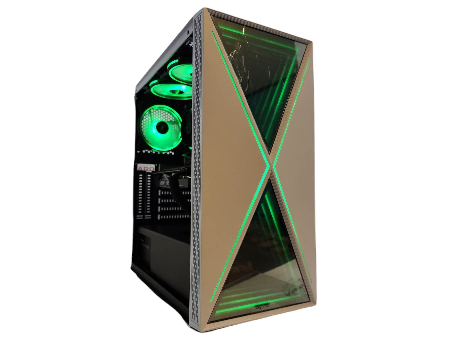 Custom Gaming PC Desktop Computer i5 NVIDIA GeForce RTX 5060 2TB SSD 32gb Blackwidow White H610 - Geek Tech
