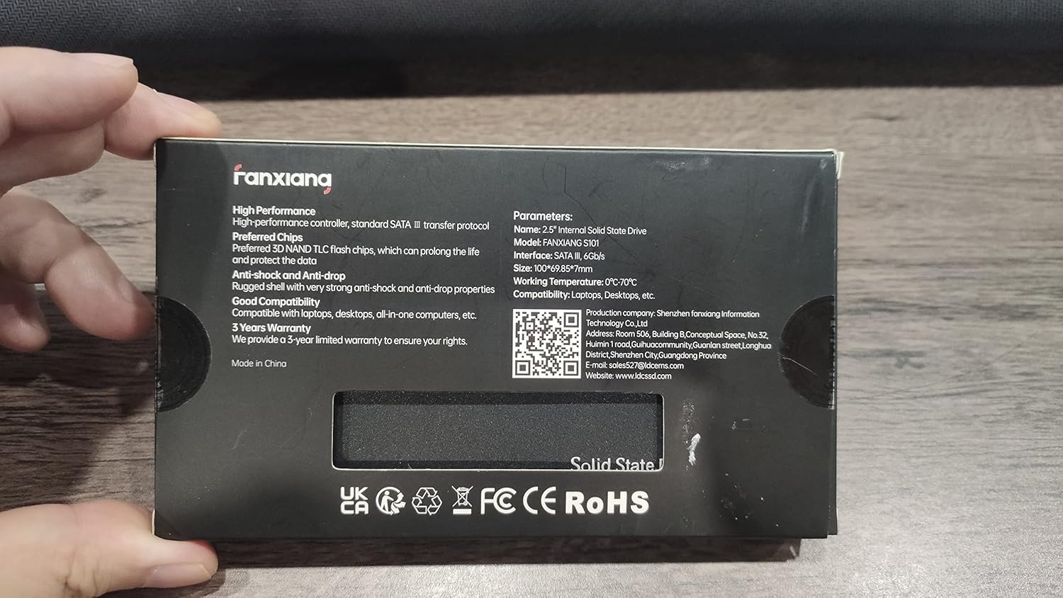 Fanxiang S101 1TB SSD SATA III 6Gb/s 2.5