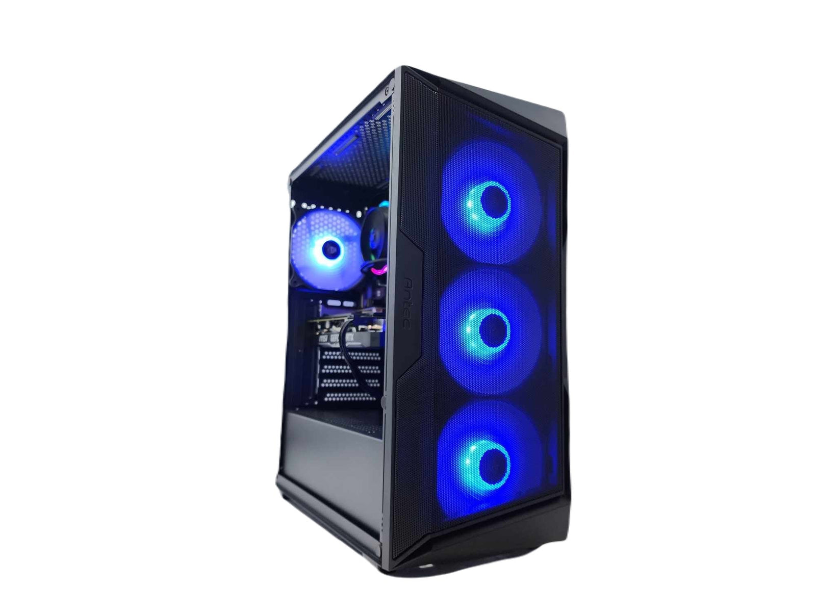 Gaming Desktop PC Computer Ryzen 7 7800X3D NVIDIA RTX 5060 1TB SSD 16GB DDR5 AX61 Black A620 - Geek Tech