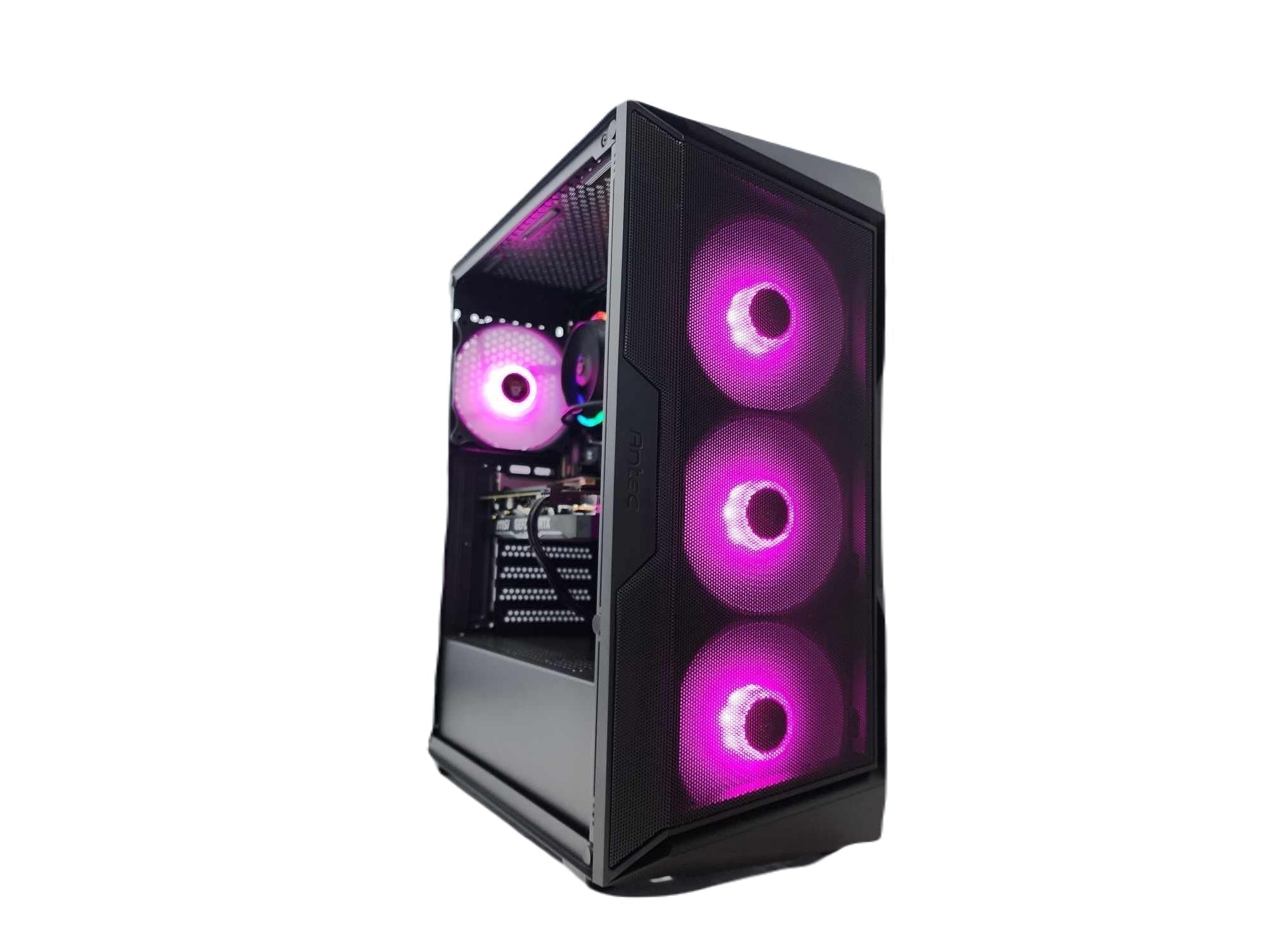 Gaming Desktop PC Computer Ryzen 7 7800X3D NVIDIA RTX 5060 1TB SSD 16GB DDR5 AX61 Black A620 - Geek Tech
