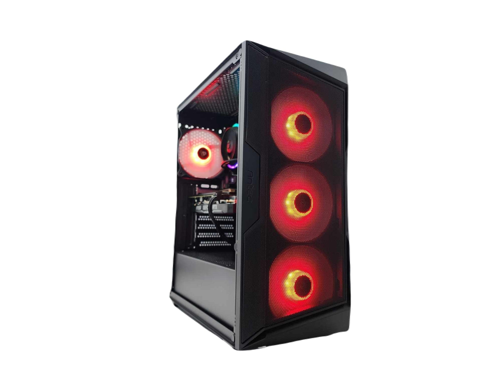 Gaming Desktop PC Computer Ryzen 7 7800X3D NVIDIA RTX 5060 500GB SSD 1TB HDD 16GB DDR5 AX61 Black A620 - Geek Tech