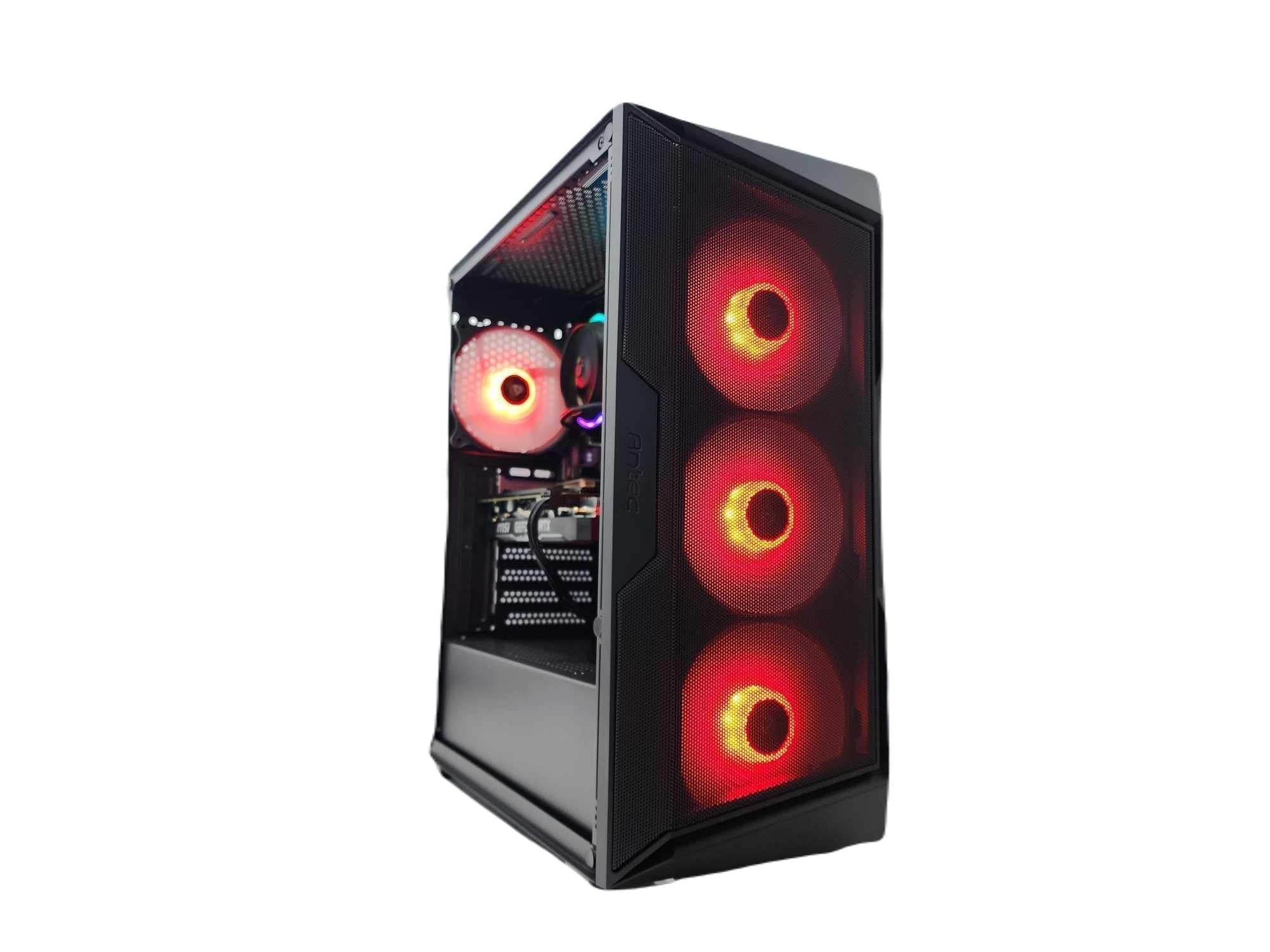 Gaming Desktop PC Computer Ryzen 7 7800X3D NVIDIA RTX 5060 500GB SSD 1TB HDD 64GB DDR5 AX61 Black A620 - Geek Tech