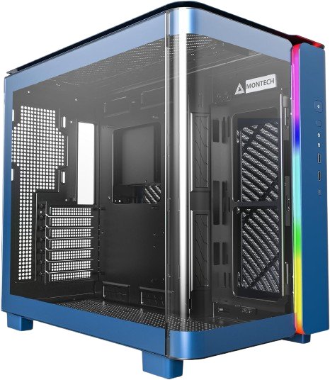 MONTECH, King 95 Dual - Chamber ATX Mid - Tower PC Gaming Case - Geek Tech