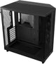 NZXT H6 Flow CC - H61FB - 01 Includes 3 x 120mm Fans Black Case - Geek Tech