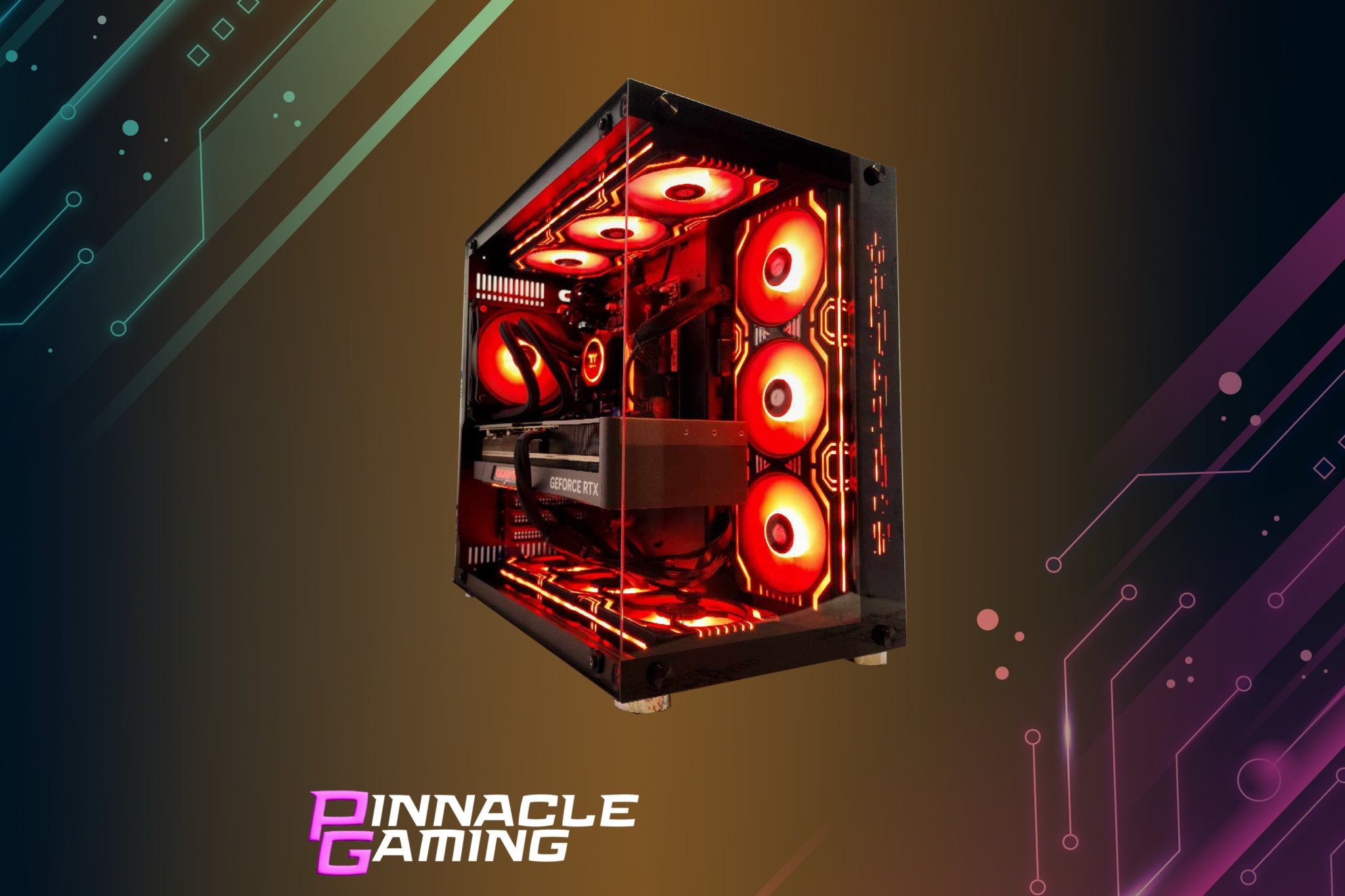 Pinnacle Gaming Desktop PC Computer Ryzen 7 7800X3D NVIDIA GeForce RTX 4090 2TB M2 SSD 32gb DDR5 GIM A620 - Geek Tech