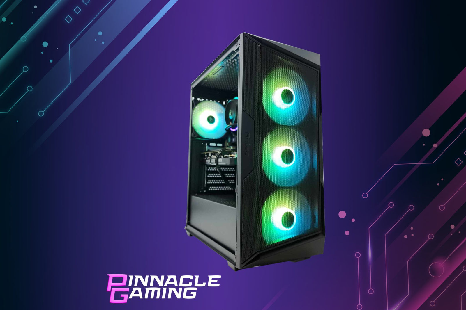 Pinnacle Gaming PC Desktop Computer i9 - 13900K NVIDIA RTX 4080 SUPER 2tb M2 SSD 32gb DDR5 - 5600 VR RGB AX61 - Geek Tech