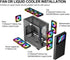 SAMA V - Play Black Gaming Mid Tower Computer Case w/ 8in LCD Display - Geek Tech